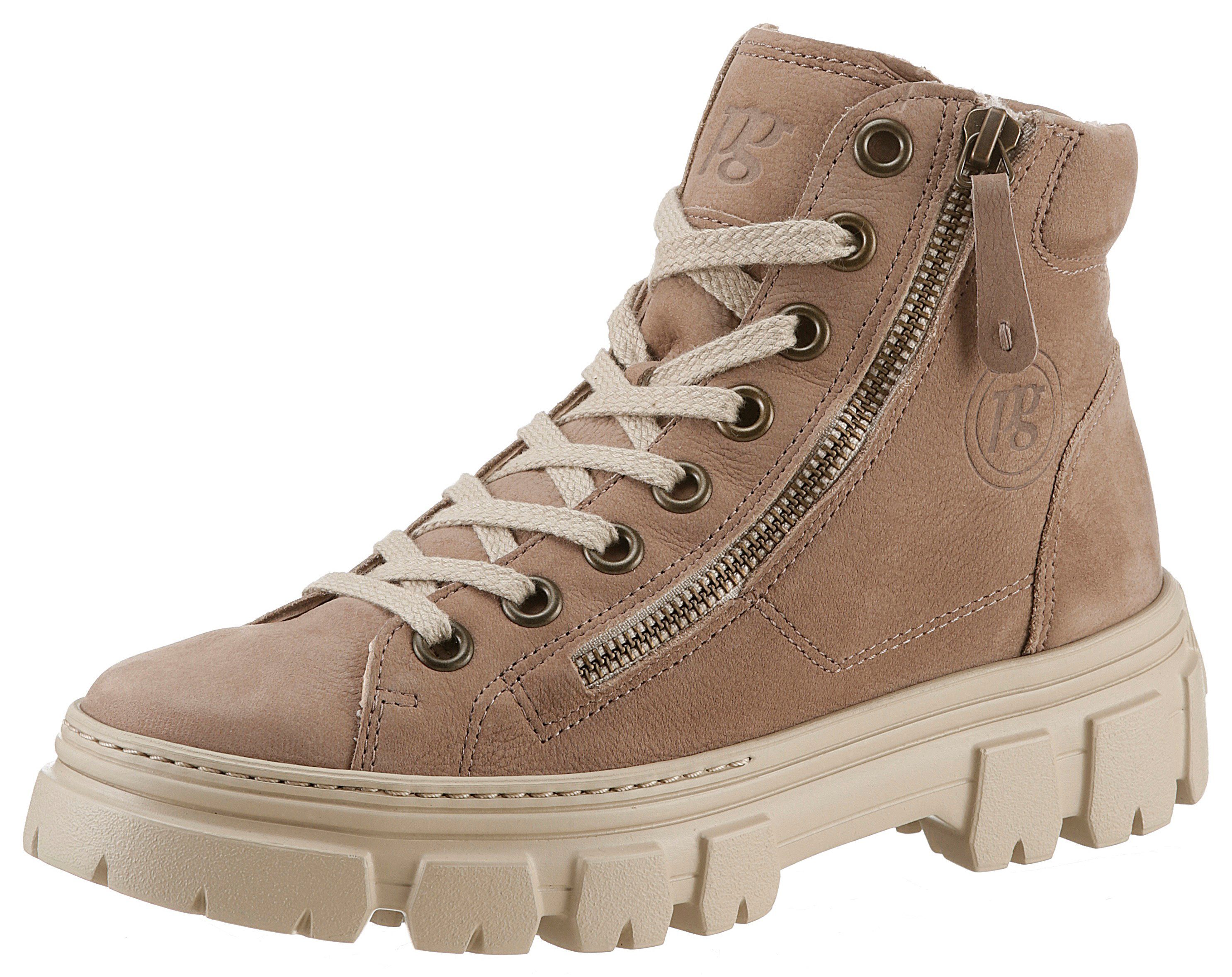 Paul Green Schnürboots mit trendiger Laufsohle