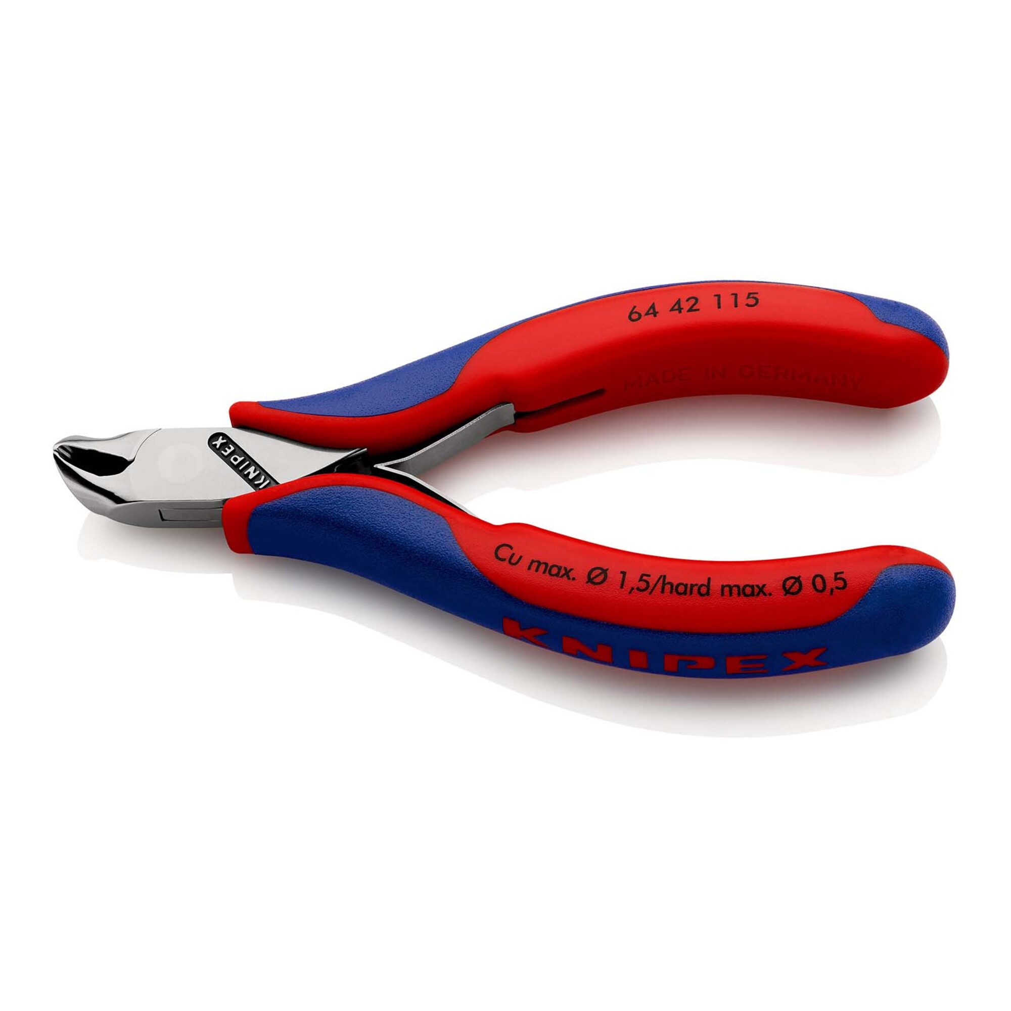 Knipex Seitenschneider KNIPEX 64 42 115 Elektronik-Vornschneider mit Mehrkomponenten-Hüllen 1