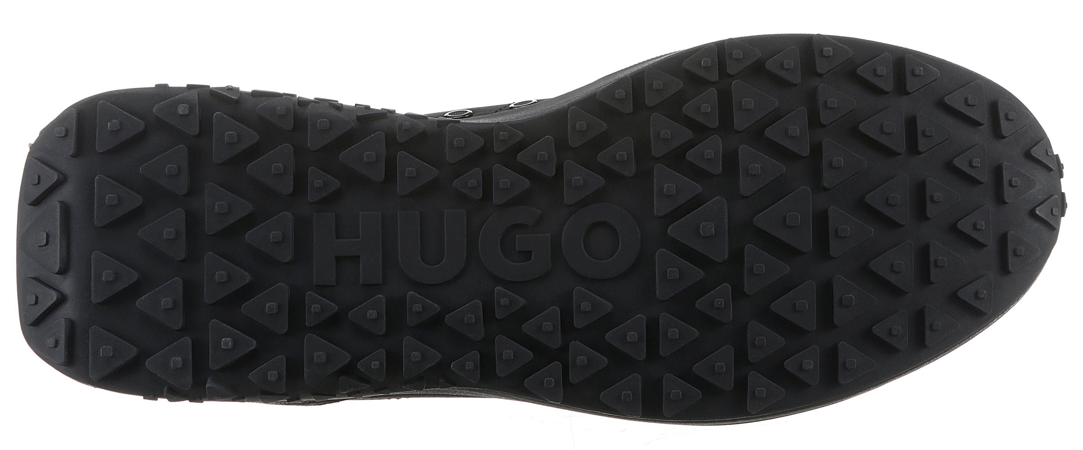 Logoschritzug Kane_Runn_mfny_N Schwarz Sneaker seitlichem mit HUGO