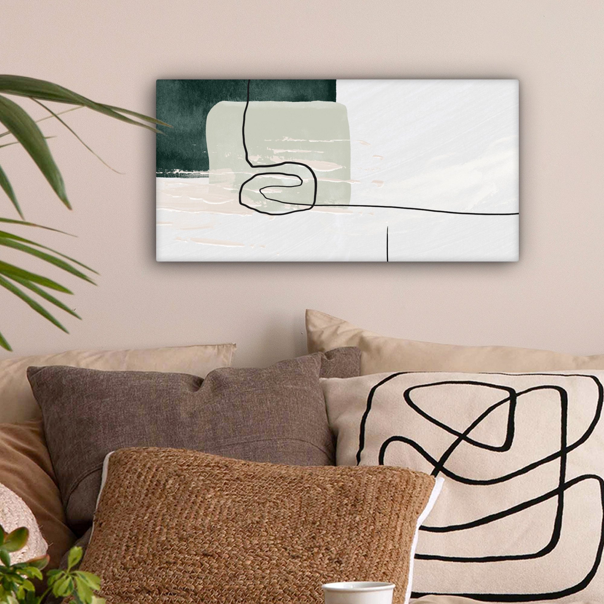 OneMillionCanvasses® Leinwandbild Panorama Abstrakt - Kunst günstig online kaufen