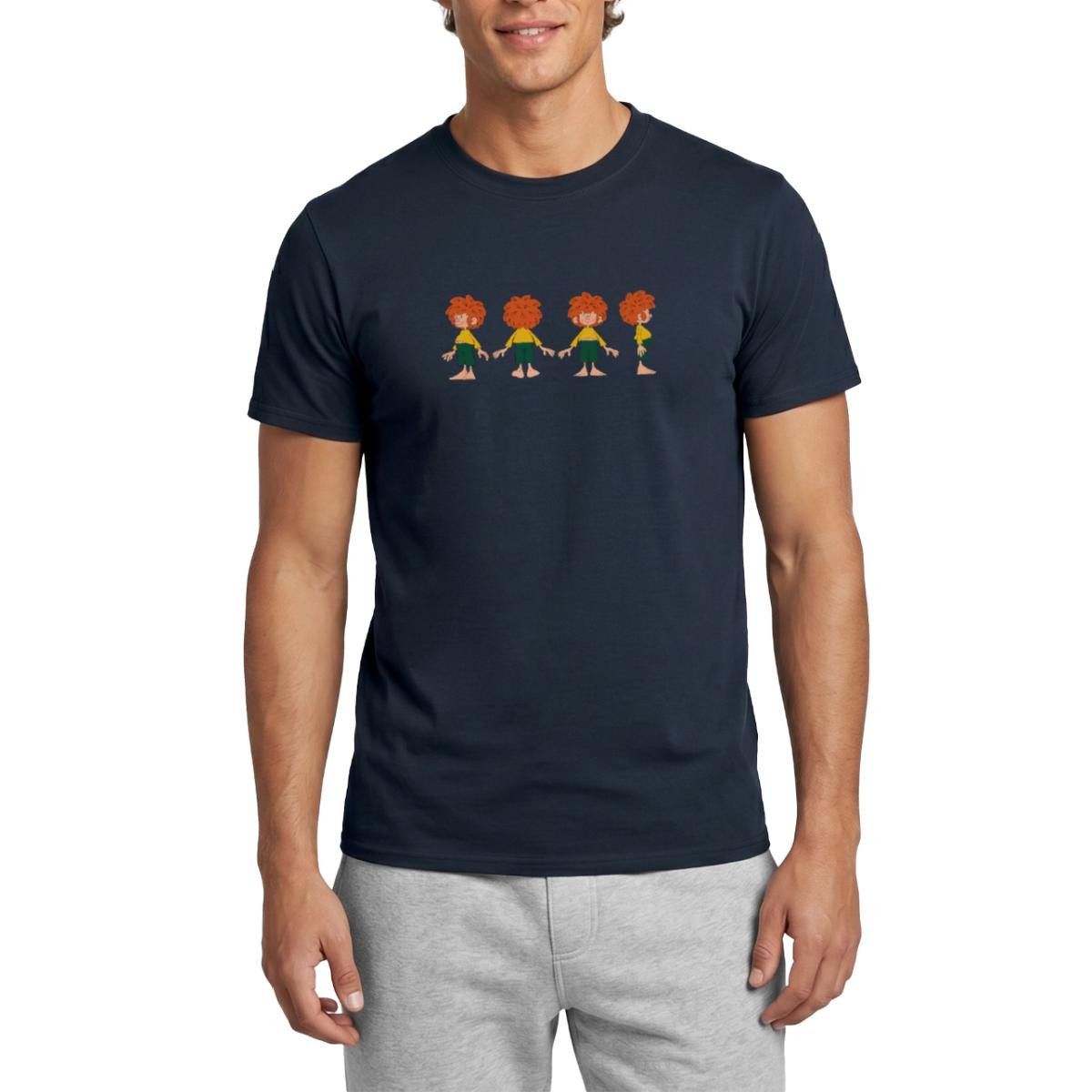 Spreadshirt T-Shirt Pumuckl Aus Verschiedenen Blickwinkeln Männer T-Shirt (1-tlg)