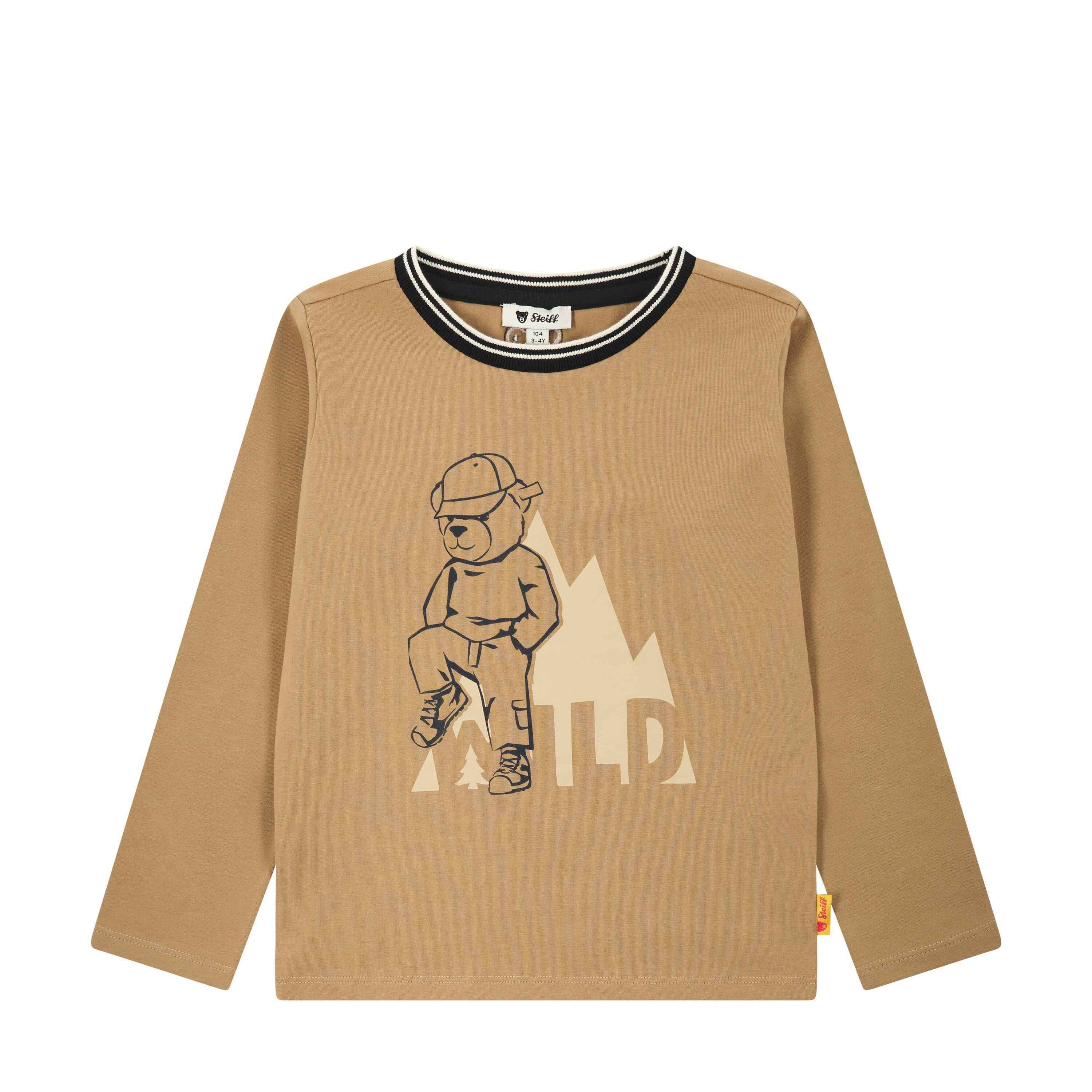Steiff Langarmshirt T-Shirt langarm Woodland
