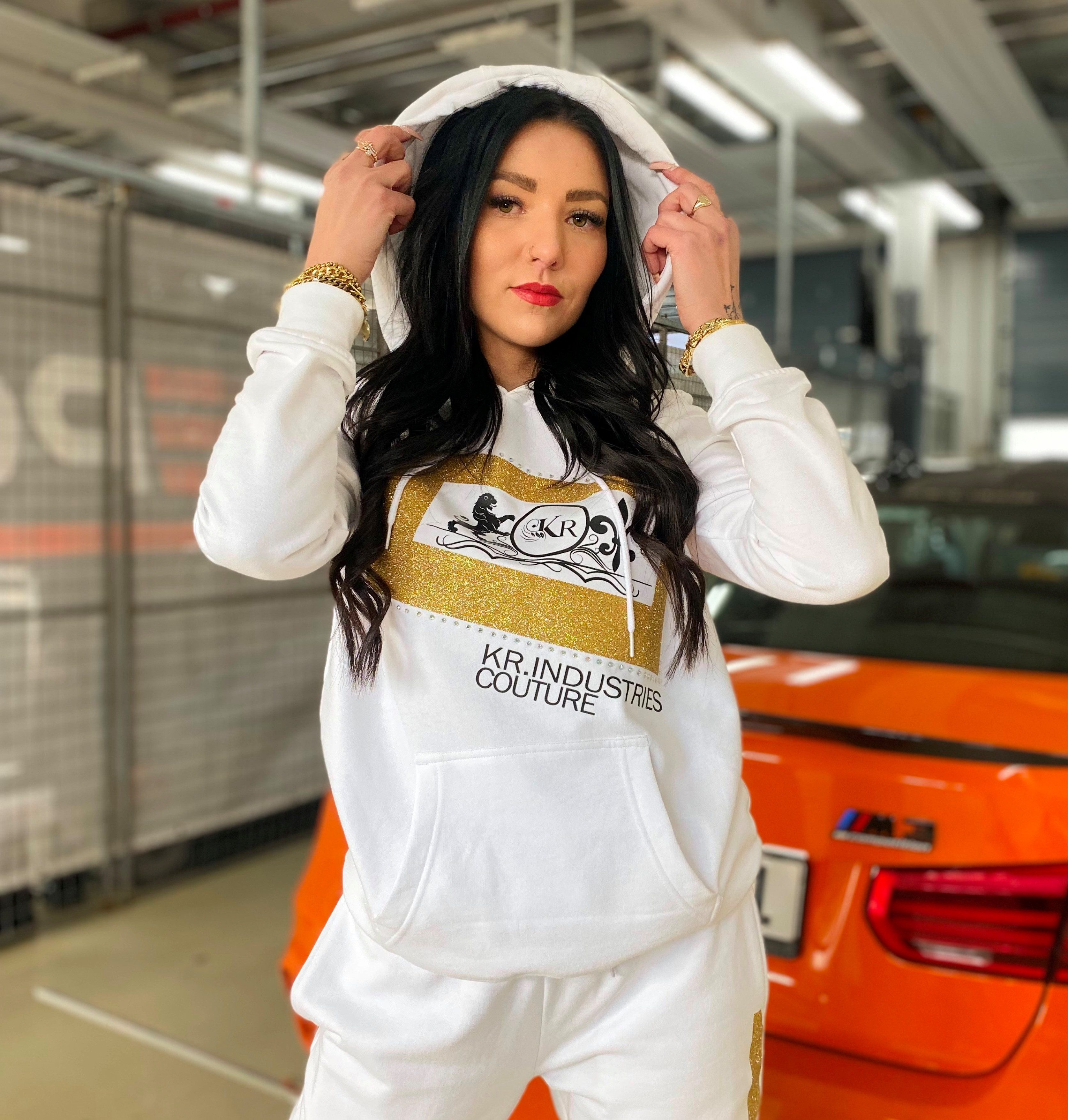 KR-Industries Freizeitanzug Set White (Set, Hoodie mit Jogpants), exklusive günstig online kaufen
