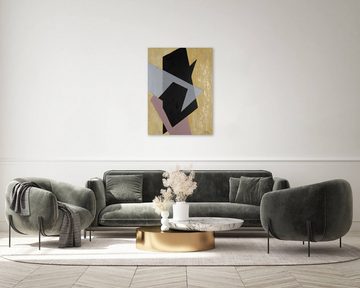 KUNSTLOFT Gemälde Strong Bound 75x100 cm, Leinwandbild 100% HANDGEMALT Wandbild Wohnzimmer