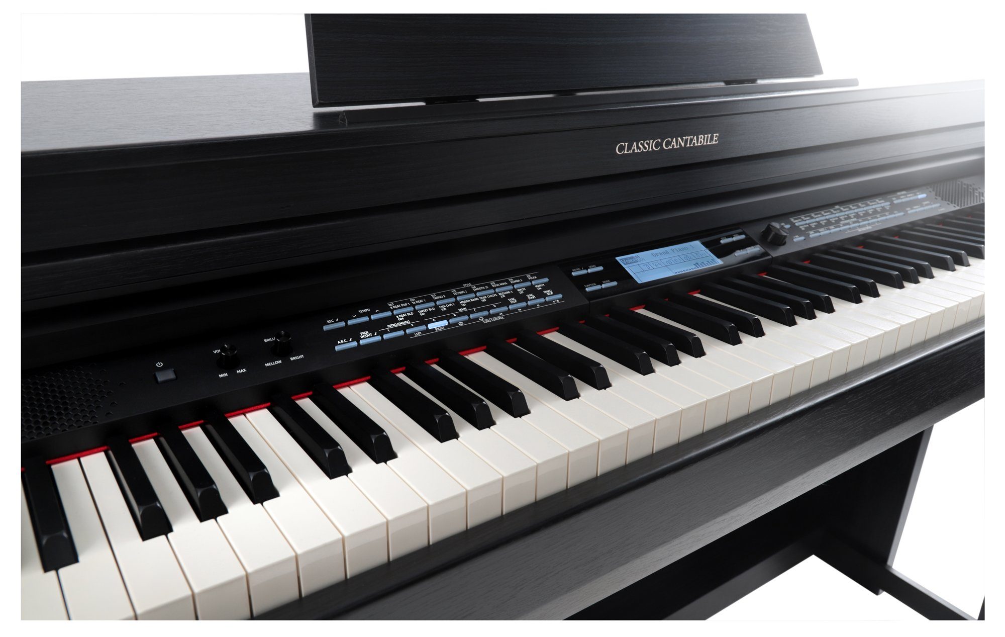 Classic Cantabile Digitalpiano DP-A 610 E-Piano Set - 88 Tasten mit Graded Hammer-Tastatur (Spar-Set, inkl. Klavierbank, Kopfhörer & Schule), 1200 Voices, USB MIDI, Bluetooth, Begleitautomatik, Aufnahmefunktion