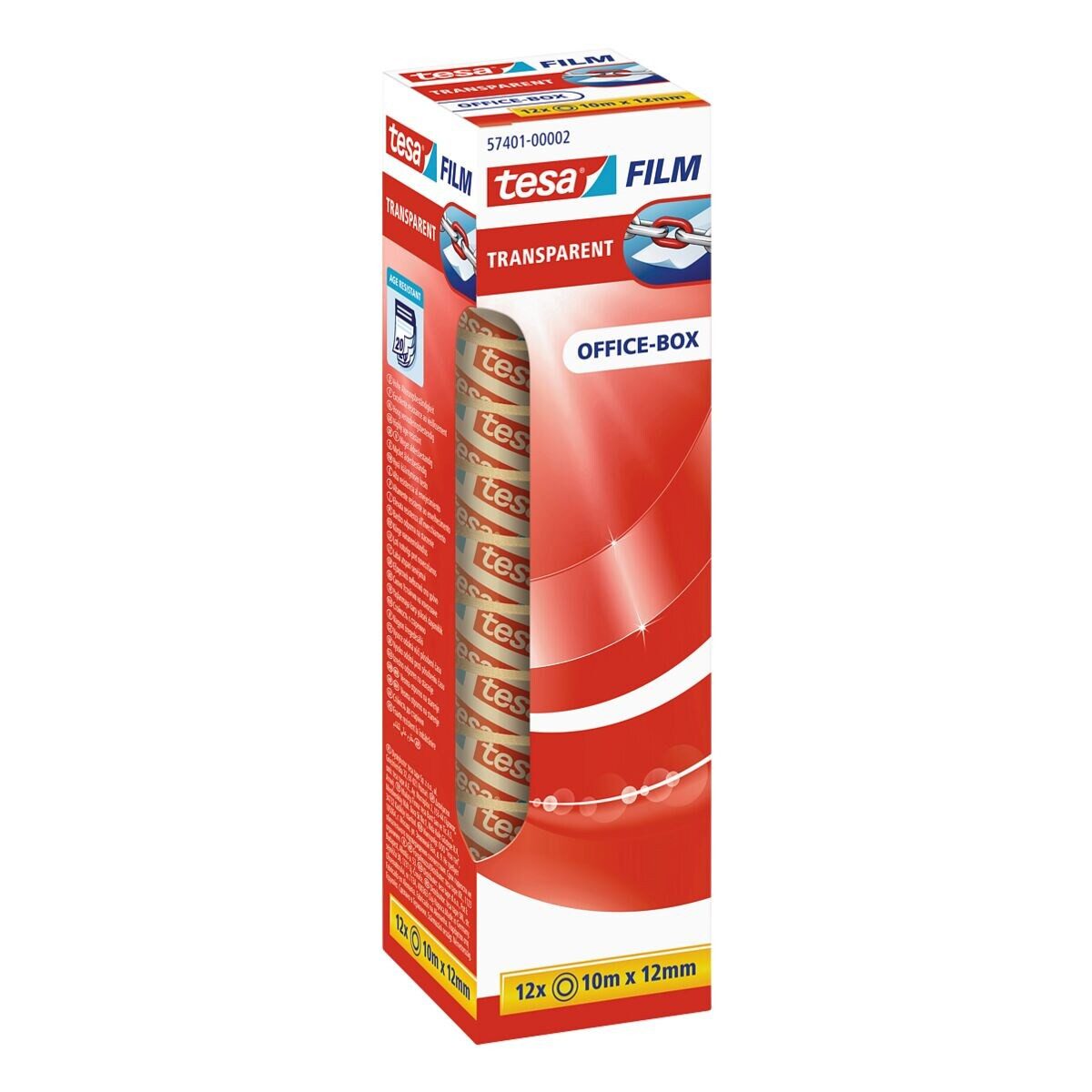 tesa Klebeband Office Box (12-St) 12 mm / 10 m, transparent günstig online kaufen