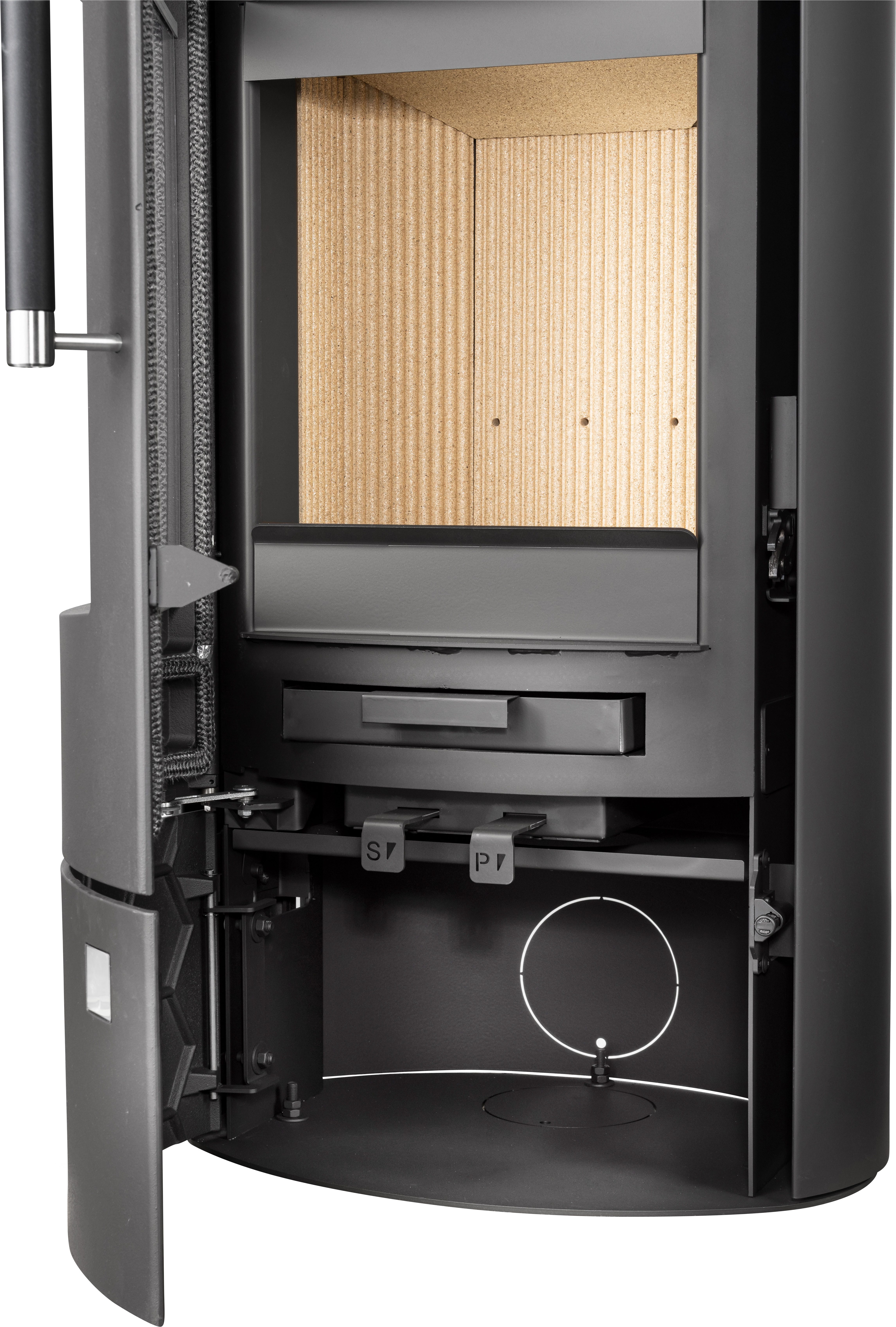 JUSTUS Kaminofen Island 5 2.0, 5 kW, Zeitbrand