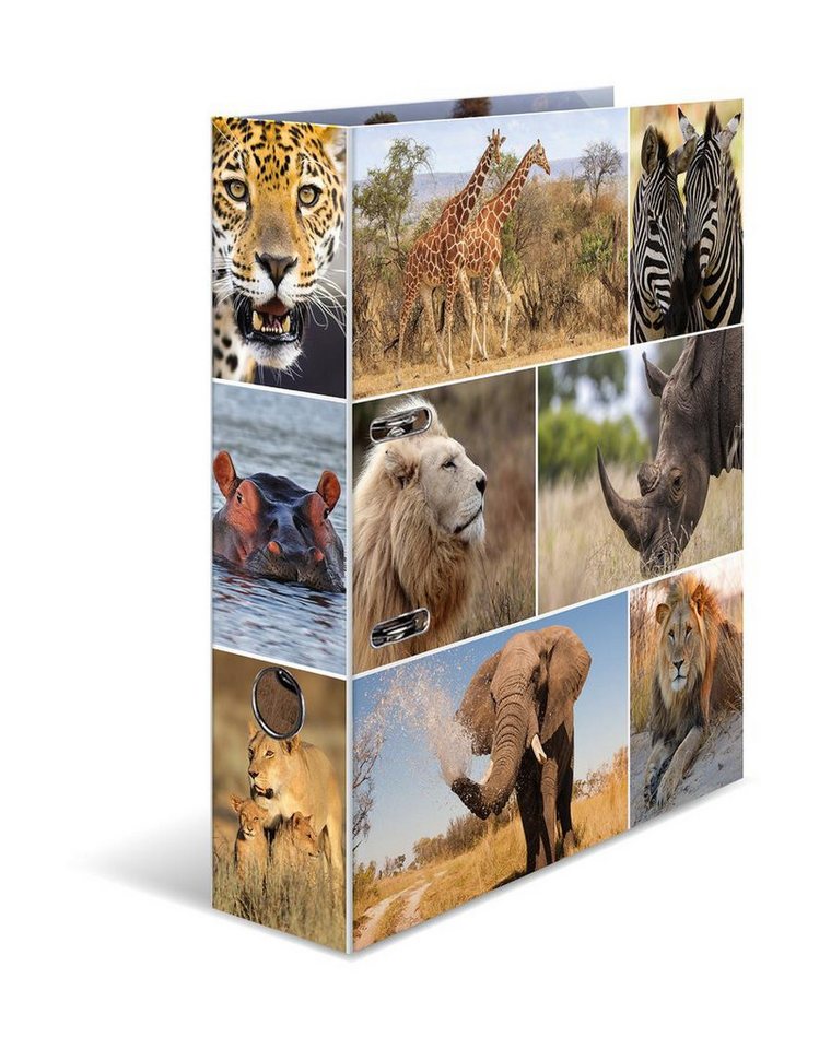 Thumbnail - HERMA Aktenordner Herma Motivordner / DIN A4 / 70mm breit / "Afrika-Tiere"