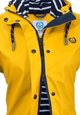 MADSea Regenjacke Friesennerz Friesennerz Streifen Innenfutter maritim