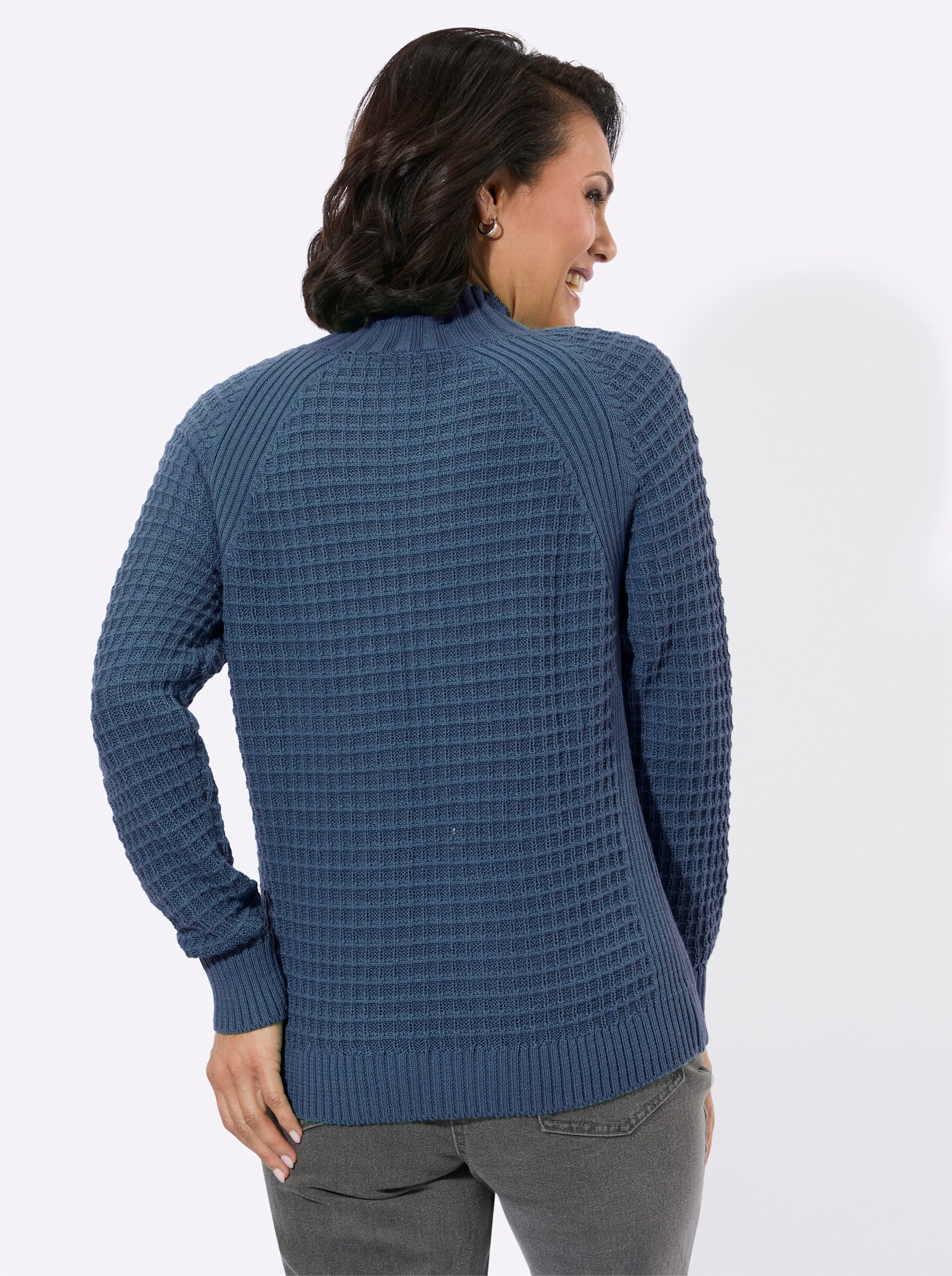 Witt Strickpullover Stehkragen-Pullover Langarm günstig online kaufen