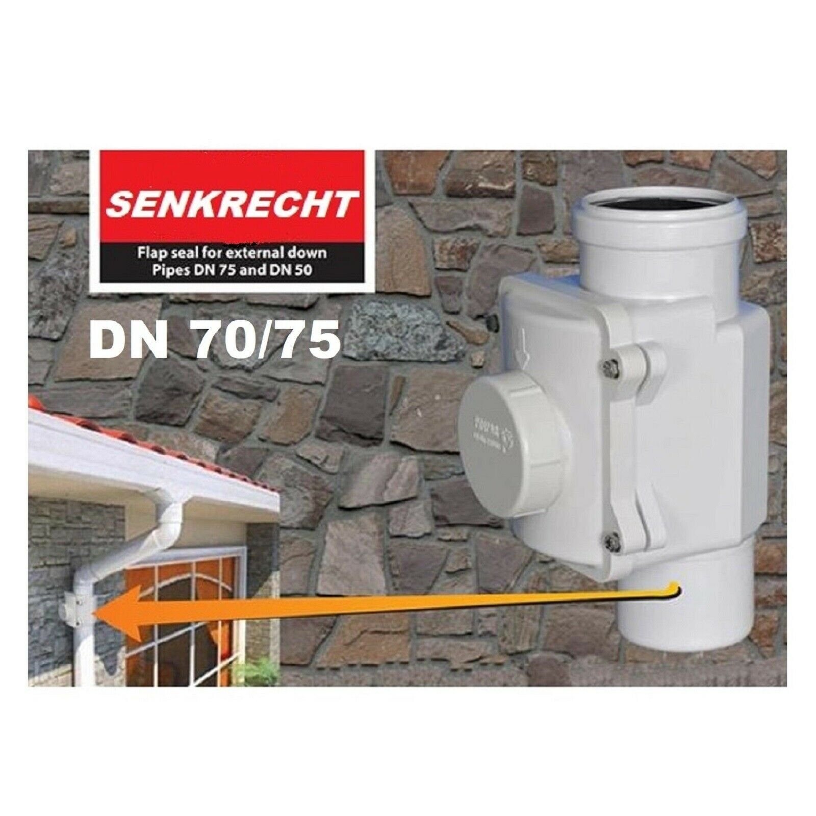 Uzman Ablaufgarnitur Rückstauverschluss Ø DN50/DN75 für günstig online kaufen