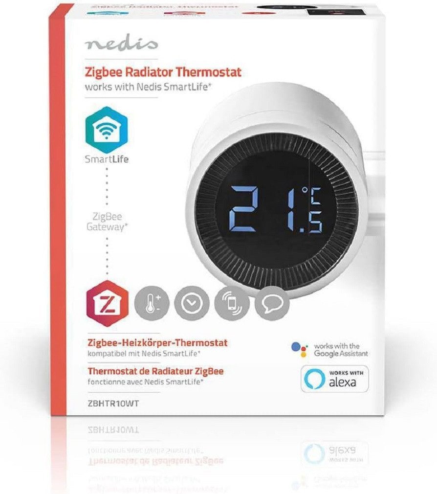 Nedis Heizkörperthermostat 2er Set Nedis SmartLife günstig online kaufen