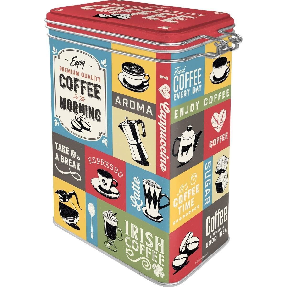 Nostalgic-Art Kaffeedose Aromadose - Coffee & Chocolate - Coffee Collage – Bild 2 von 5