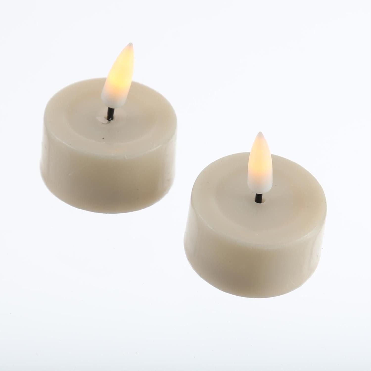 Deluxe Homeart LED-Kerze LED Teelichter Mia flackernd inkl. Batterien D: 4, günstig online kaufen