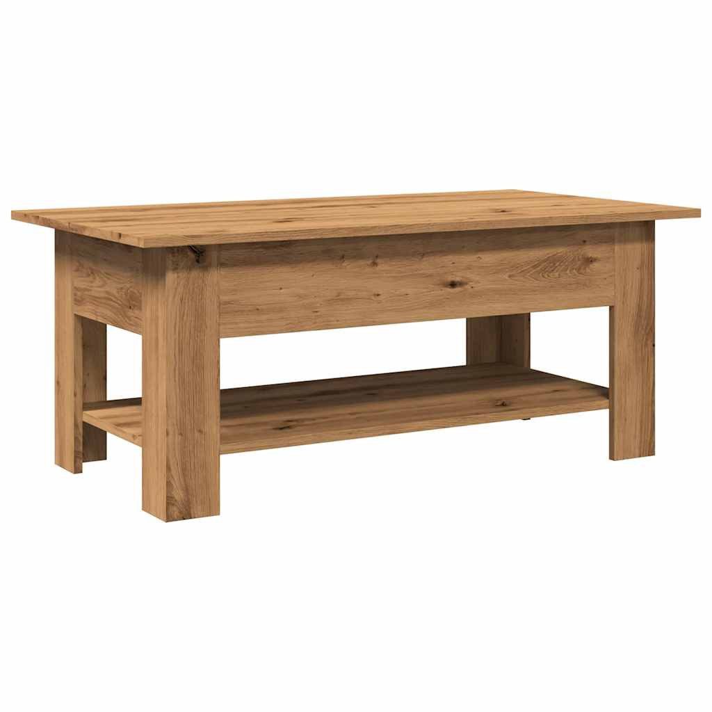 vidaXL Couchtisch Couchtisch Artisan-Eiche 102x55x42 cm Holzwerkstoff günstig online kaufen