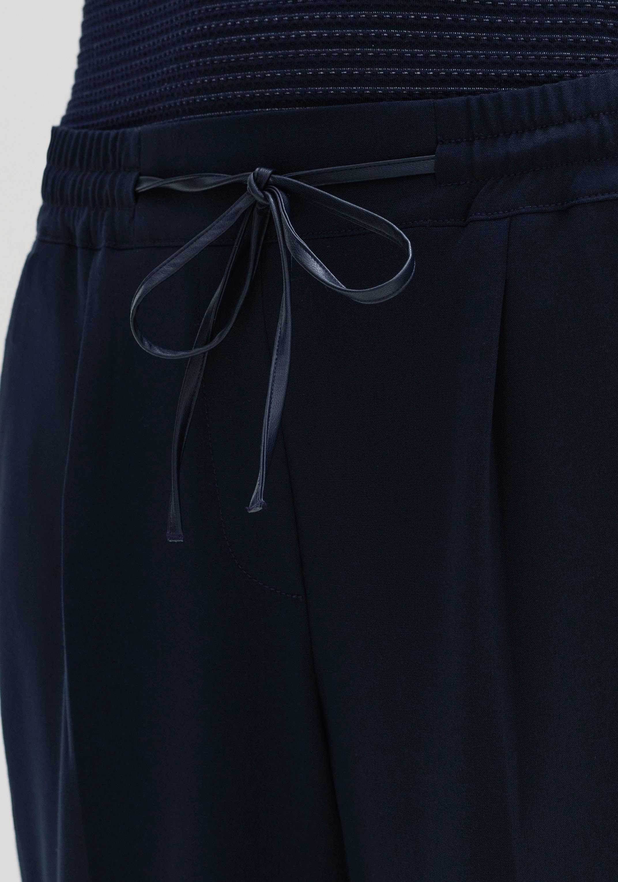 mit Bügelfalten Stoffhose Melosa OPUS blue coal