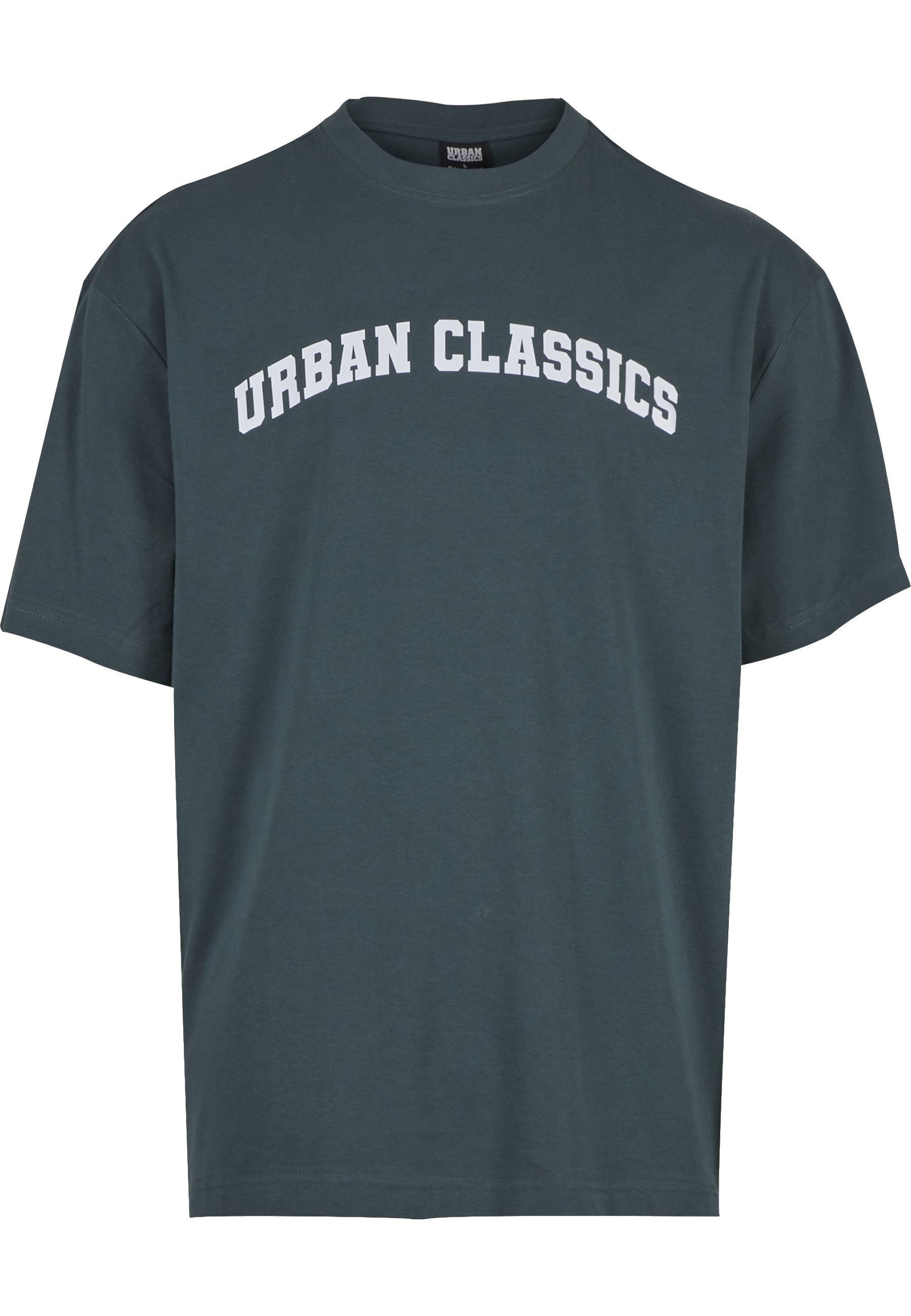 URBAN CLASSICS T-Shirt Urban Classics UC College Logo Tall Tee (1-tlg)