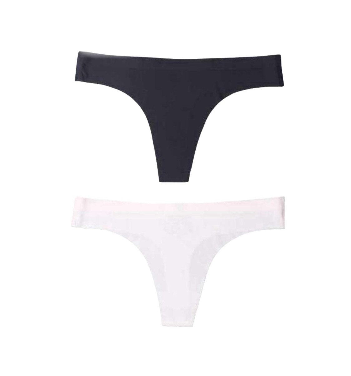 String Damenunterhosen String 6erPack Farbmix Schwarz und Weiss NAHTLOS 9483