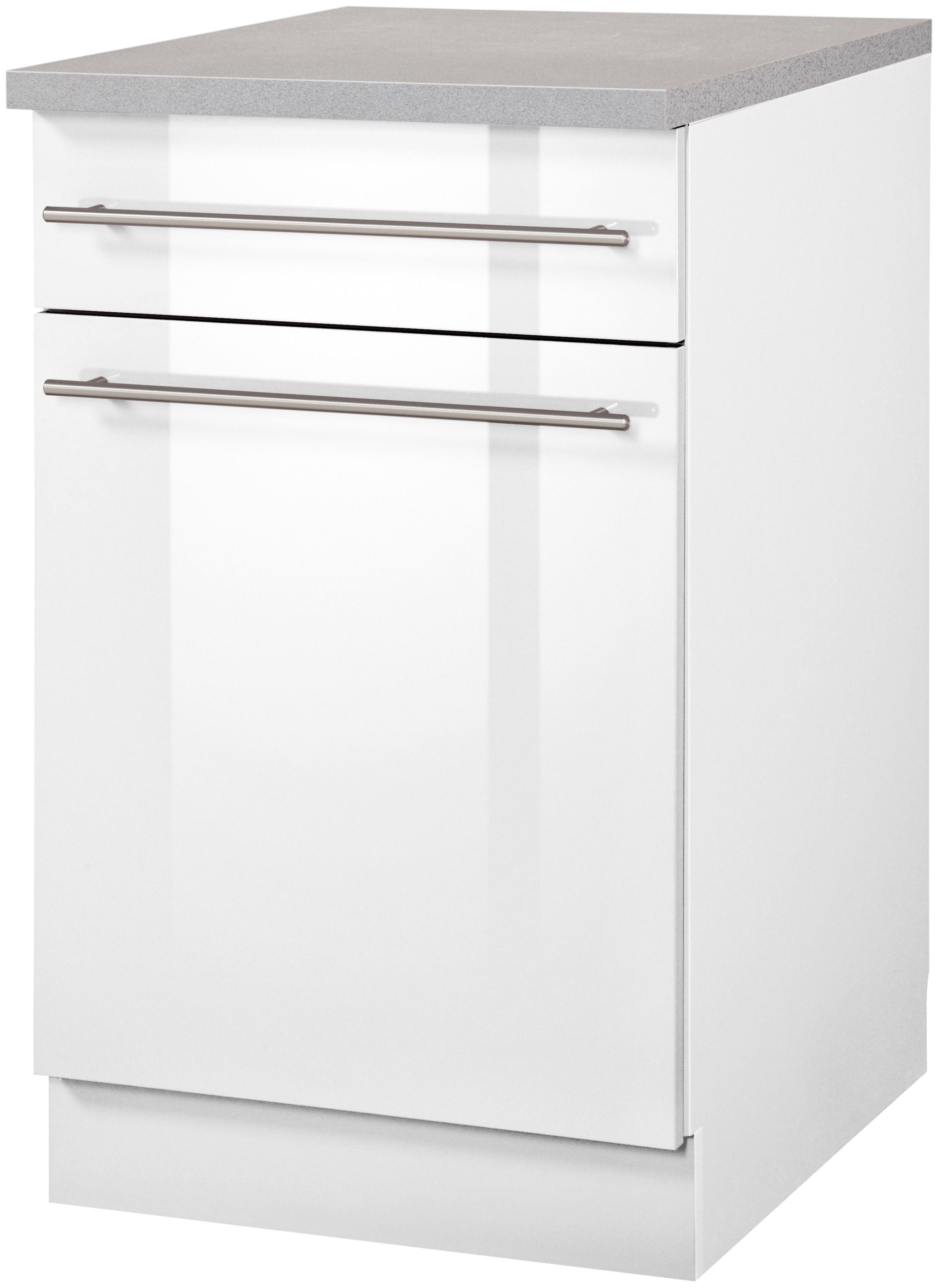 wiho Küchen Unterschrank "Chicago", 50 cm breit, 1 Schubkasten und 1 Tür günstig online kaufen