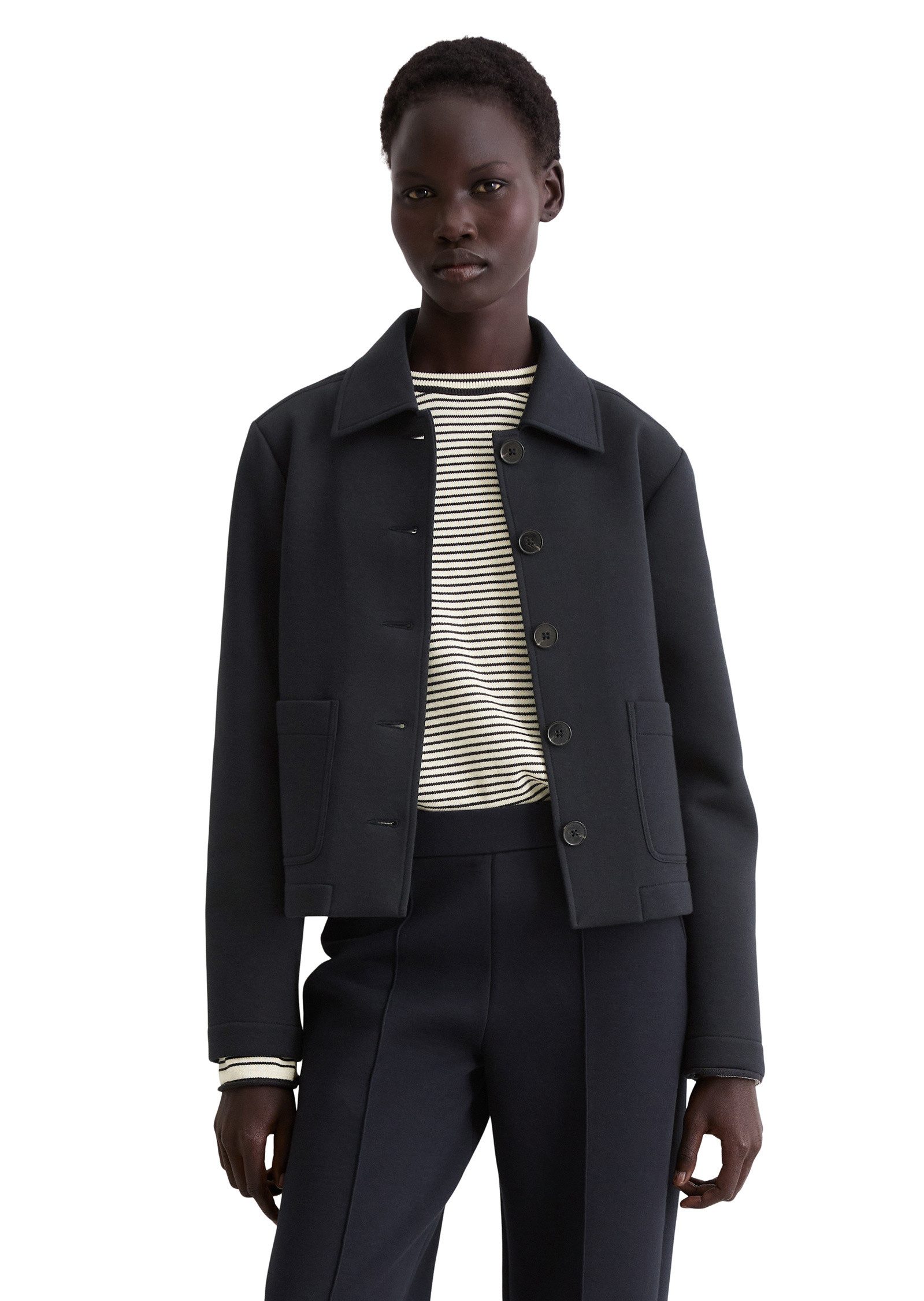 Marc O'Polo Jerseyblazer aus Organic Cotton-Mix