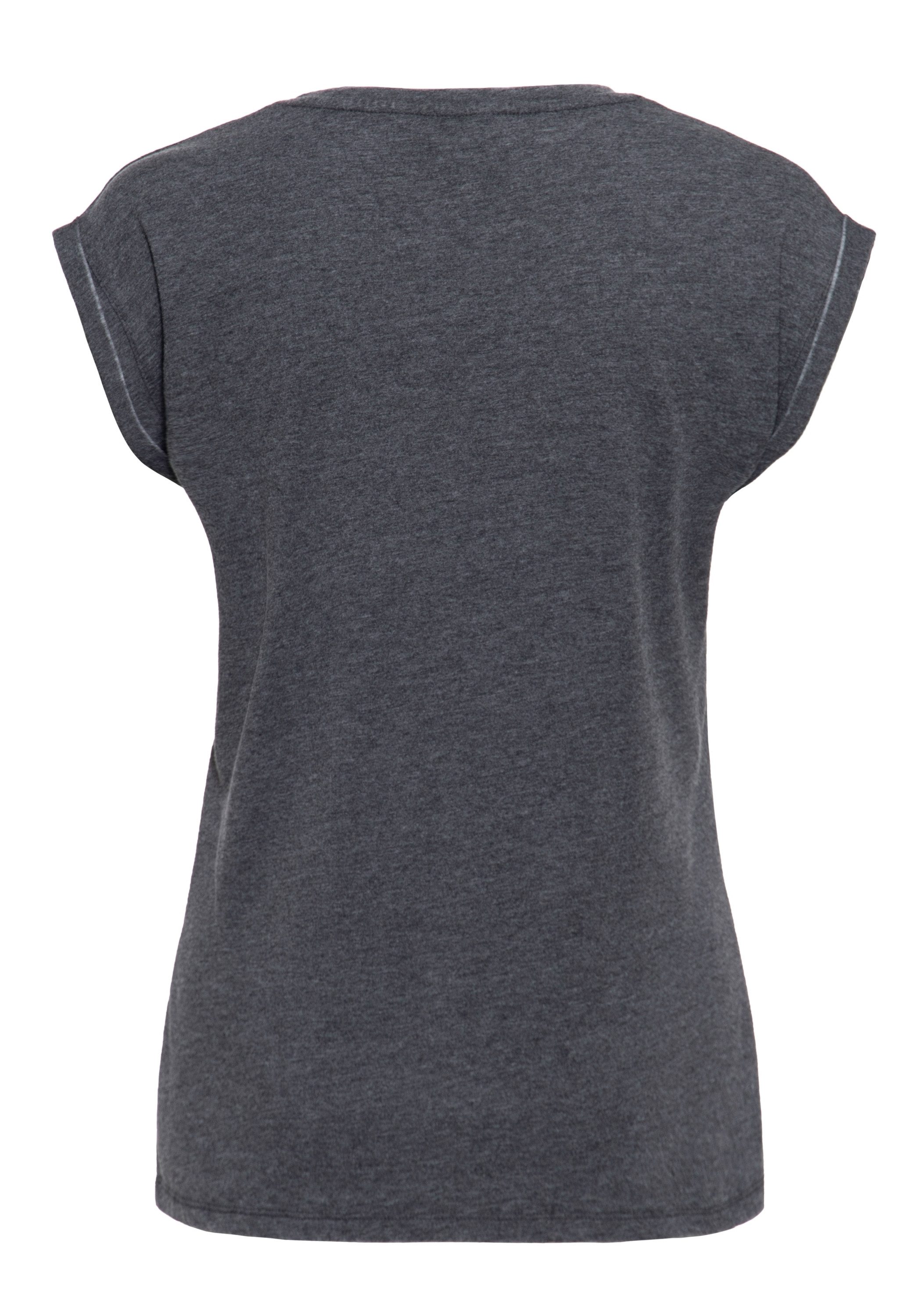 QueenKerosin Print-Shirt Wild Thing (1-tlg) Frontprint im Retro-Stil günstig online kaufen