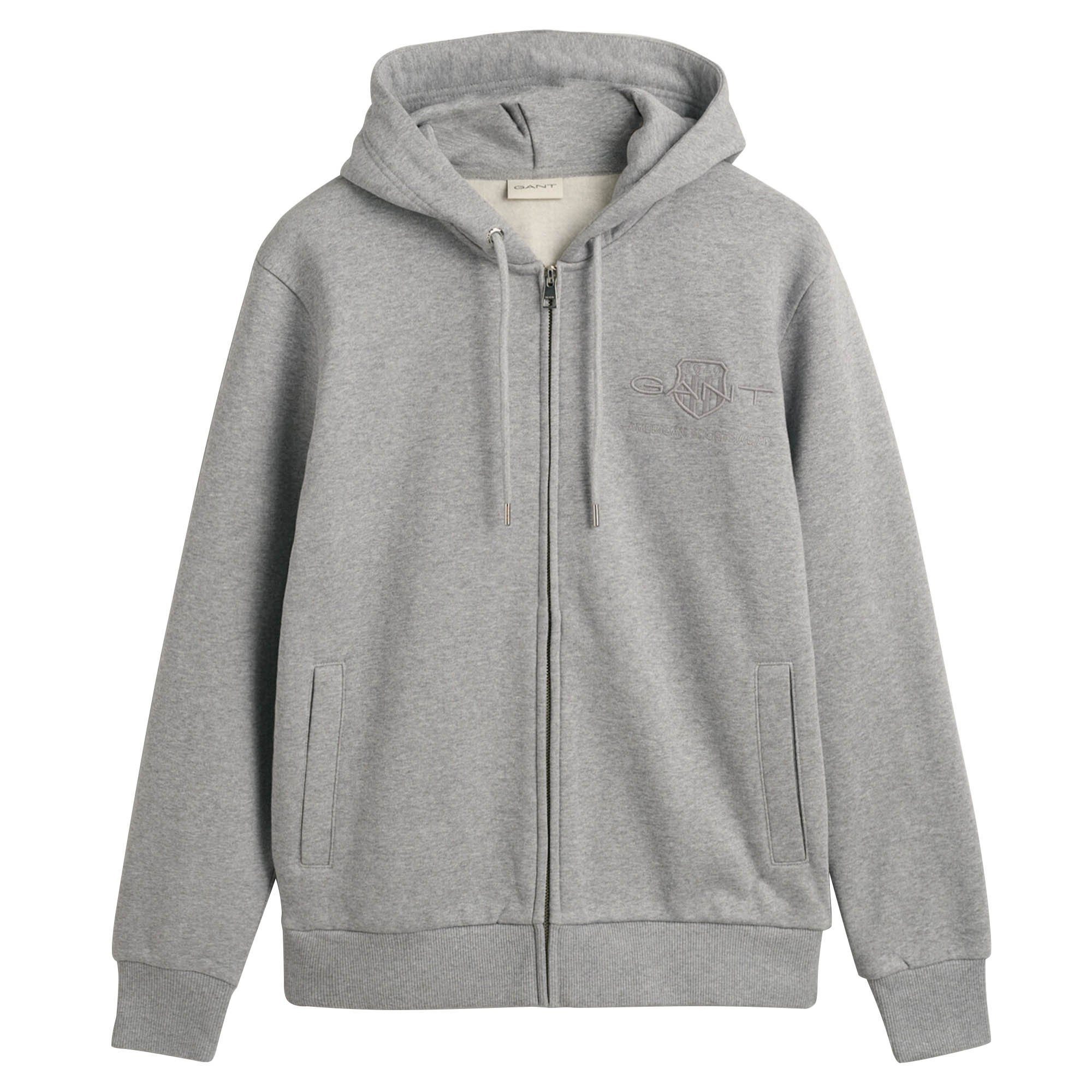 Gant Sweatshirt Herren Sweatjacke Baumwolle günstig online kaufen