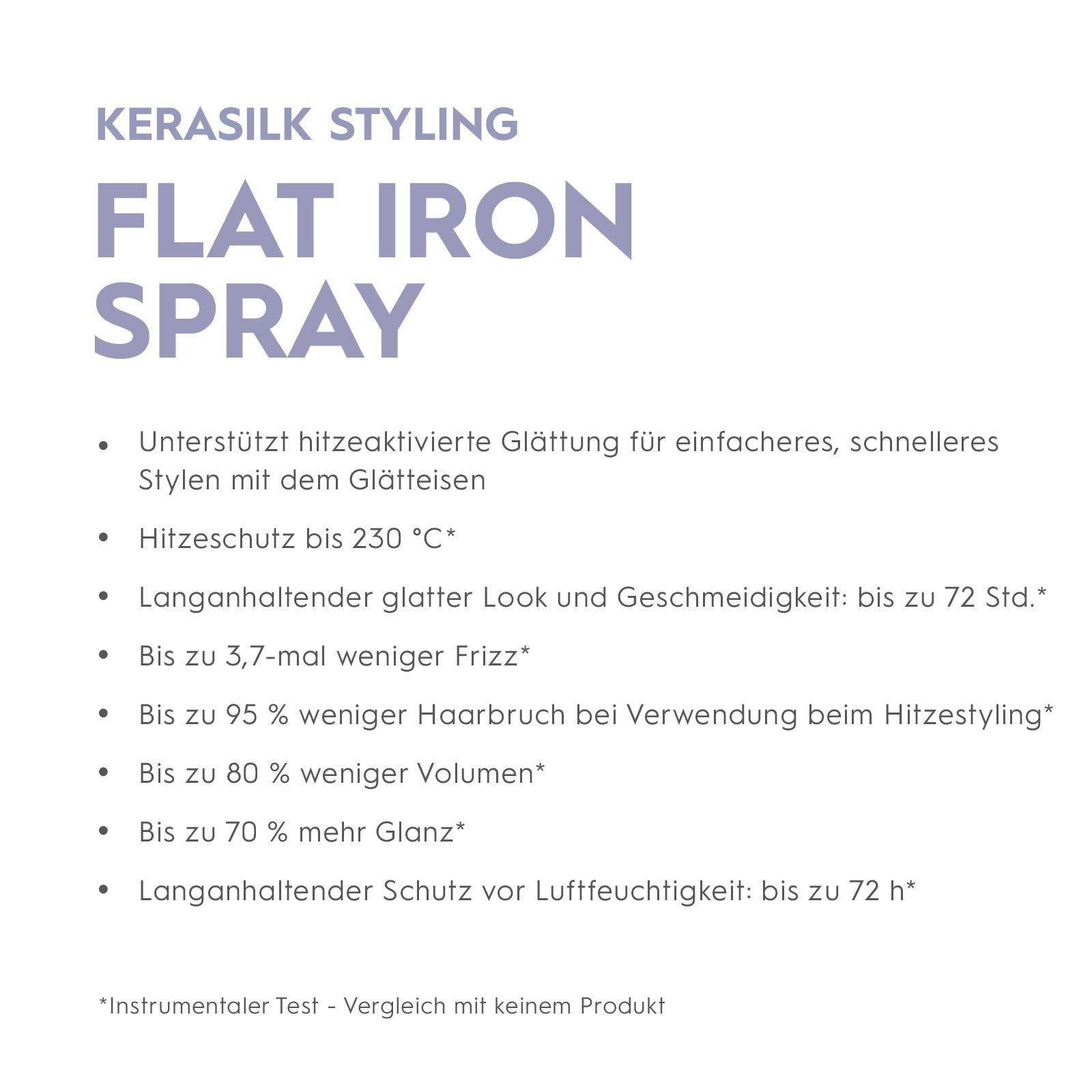 Kerasilk Haarspray Flat 1-tlg., Iron vegan Spray 75 ml