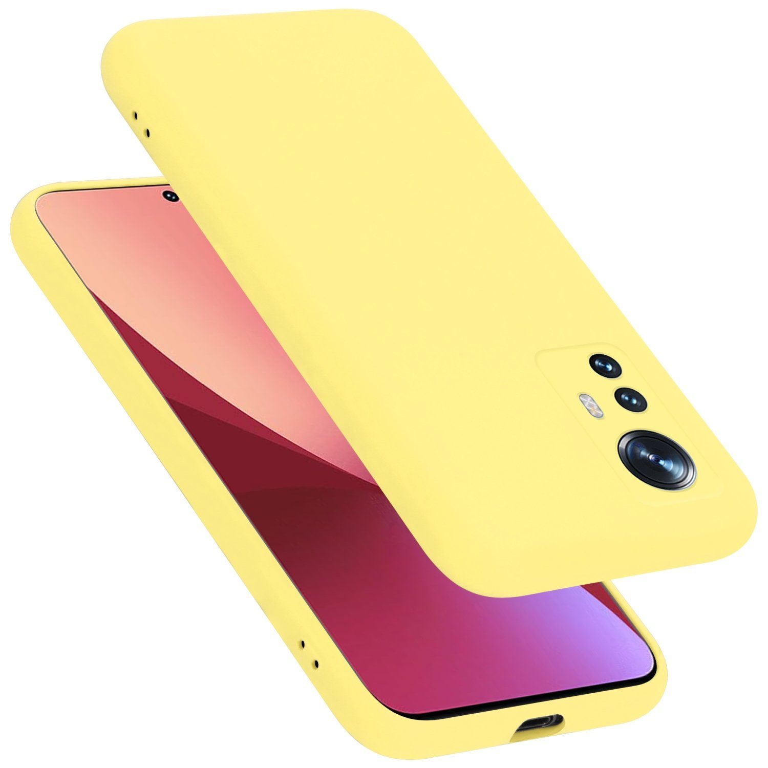 Cadorabo Handyhülle für Xiaomi 12 / 12X Hülle Xiaomi 12 / 12X, Flexible Hülle TPU Silikon Schutzhülle Back Cover Case