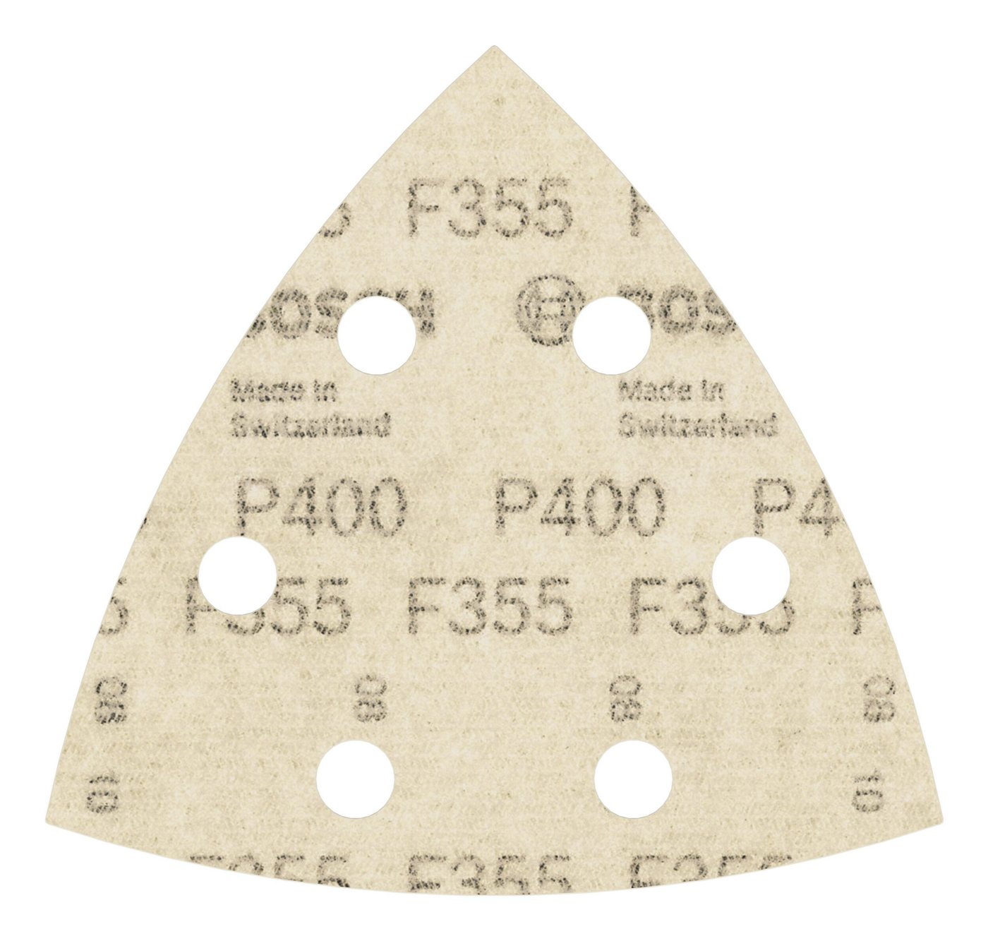 Thumbnail - BOSCH Schleifpapier Pro F355 Schleifblätter, (5 Stück), Pro F355 Schleifblatt, 6 Löcher, 93 mm, G400 - 5er-Pack