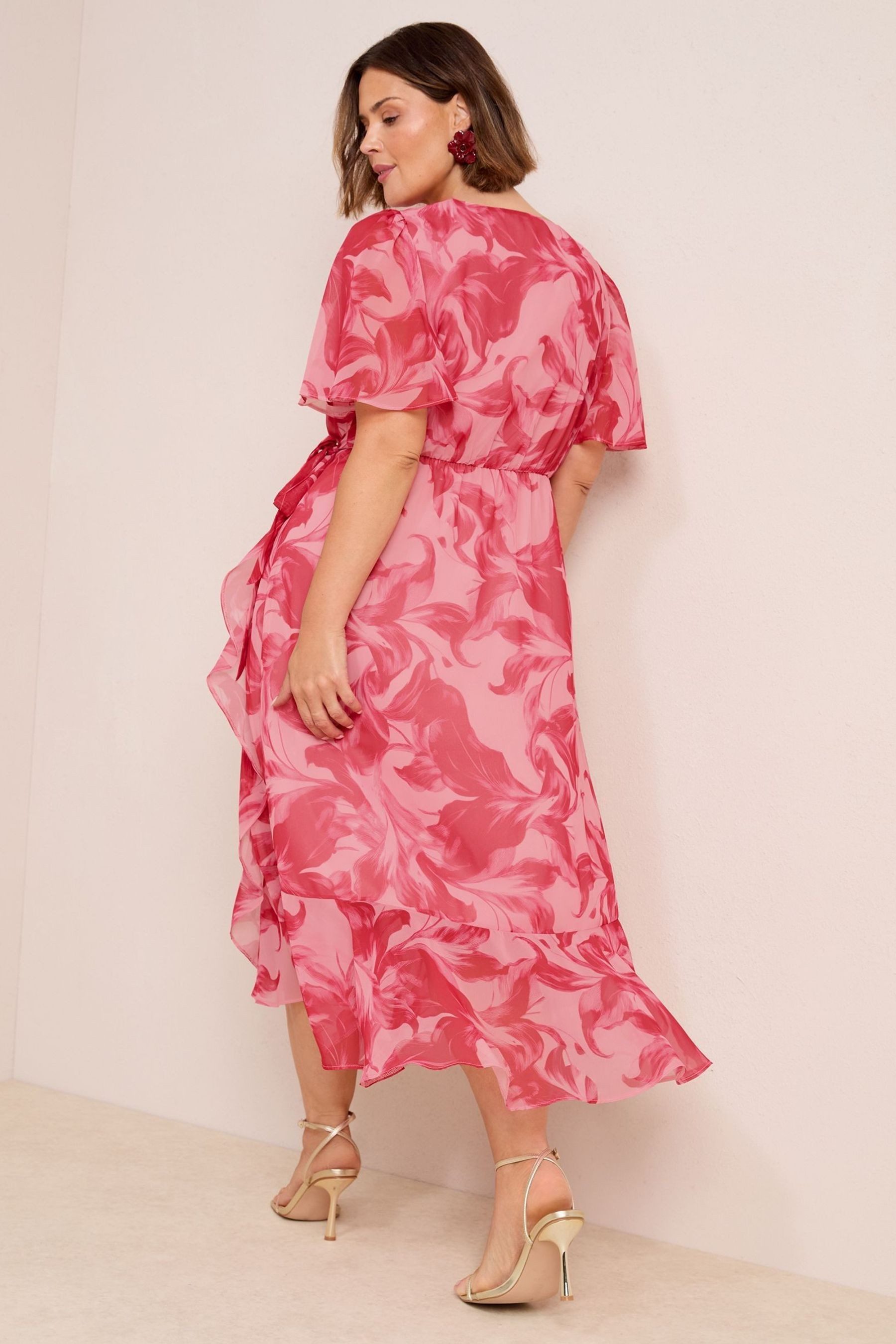 Friends Like These Wickelkleid Friends Like These Chiffon-Wickelkleid, Curv günstig online kaufen