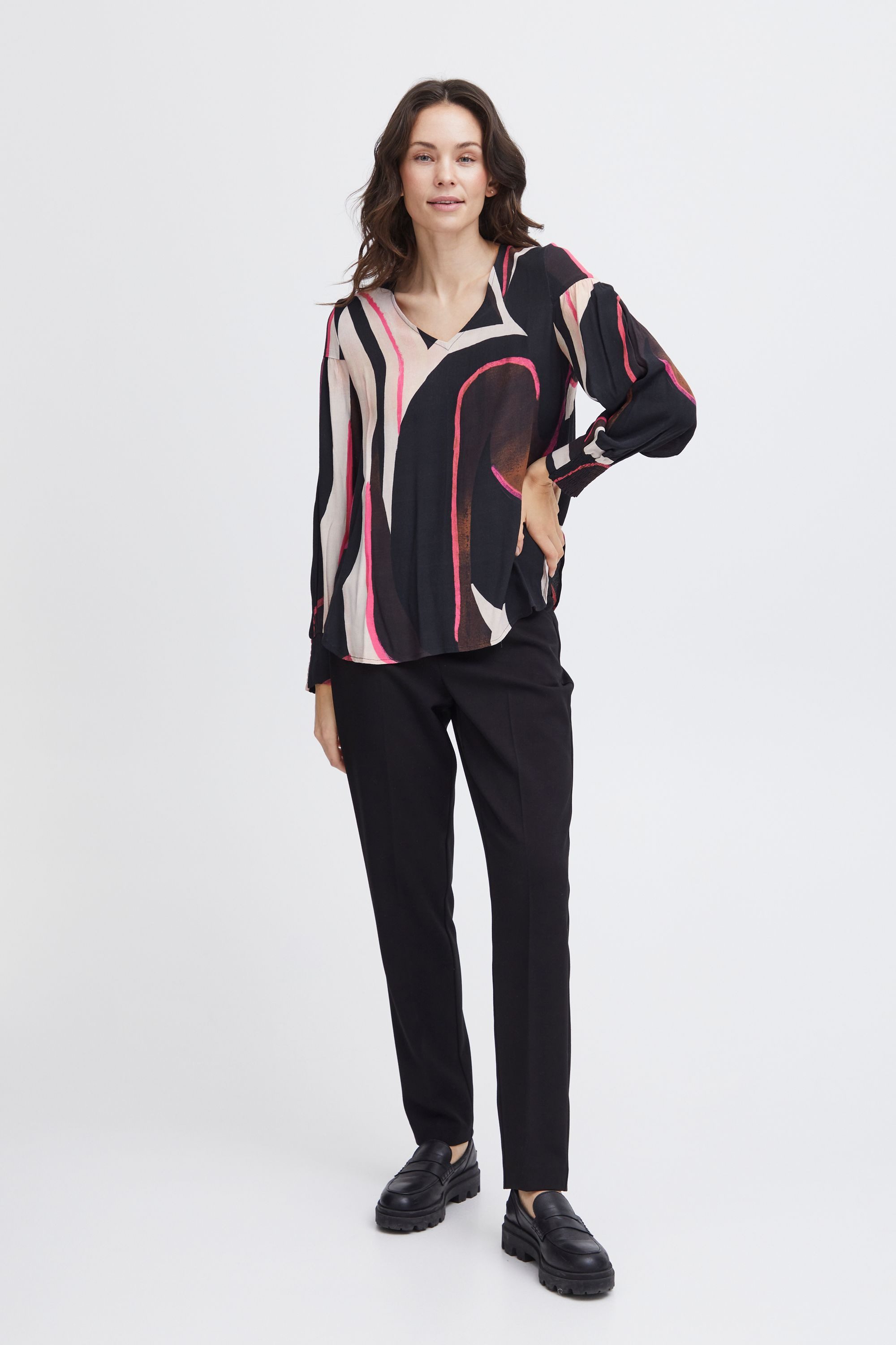 fransa Langarmbluse Langarmbluse