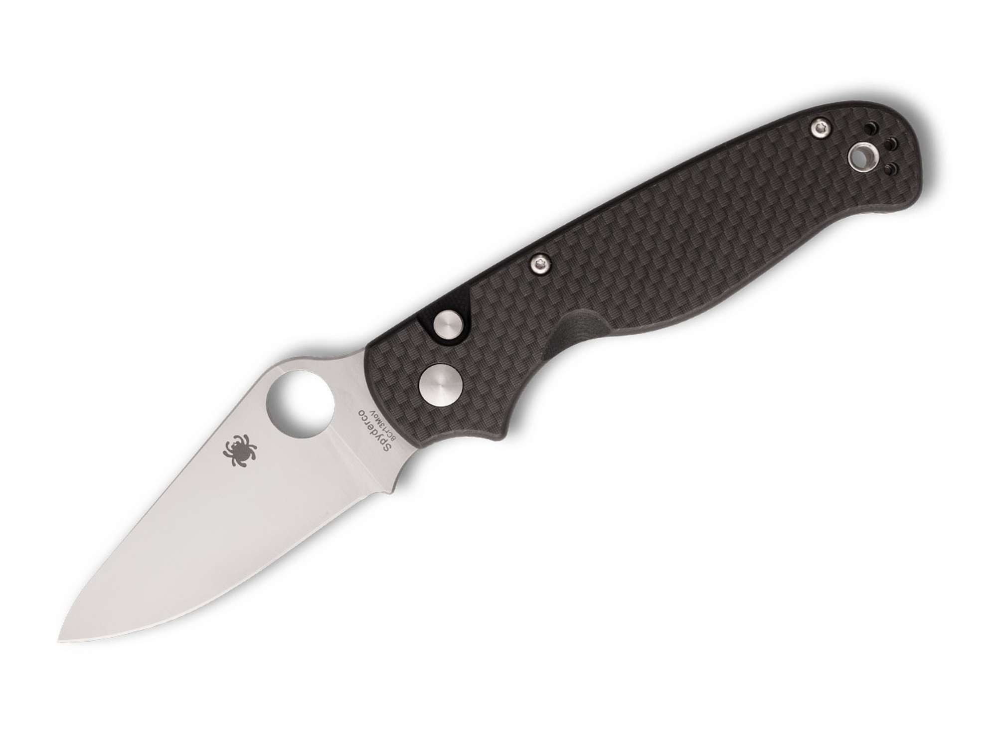 Spyderco Taschenmesser Spyderco ButtonUp CF PlainEdge