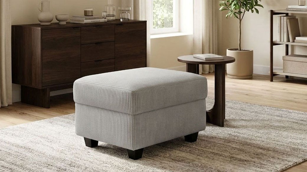 OTTO home Hocker Faxe, Polsterhocker passend zum Sofa, Breite 67 cm, individuell kombinieren