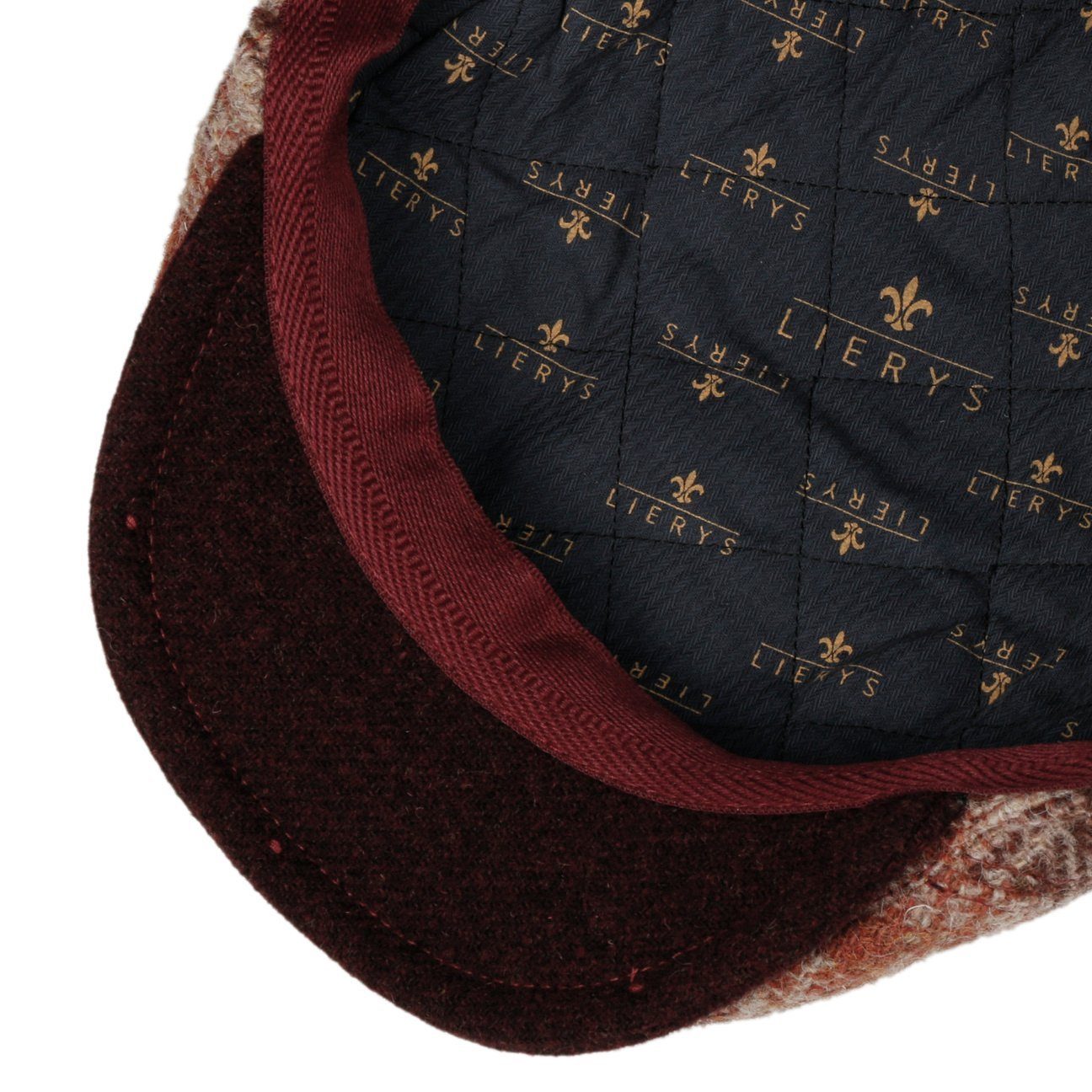 Lierys Flat Cap (1-St) Schirmmütze mit Schirm, Made in Italy