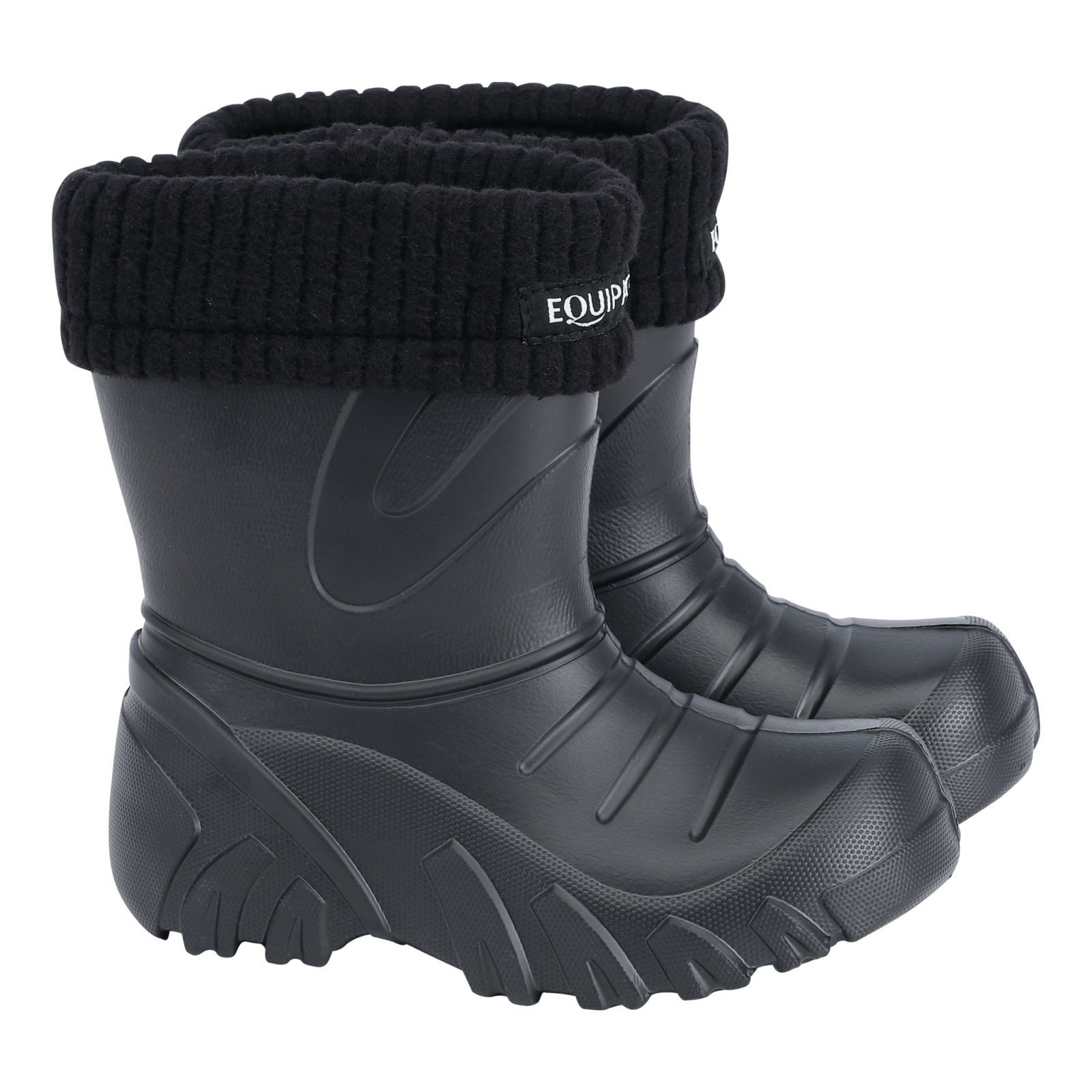 Equipage New Panda Kinderstiefel zum Reiten, Schwarz Reitstiefel