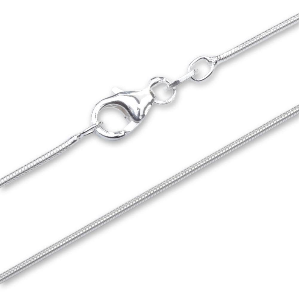 Unique Schlangenkette 925er Silber Damenkette 1,0mm Snake Chain SC0010