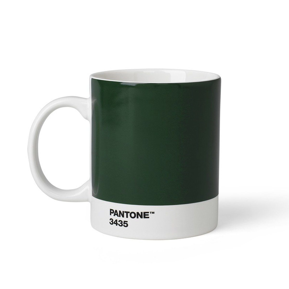 Pantone Universe Becher Dark Green 3435, 1-tlg., Porzellan, Porzellan
