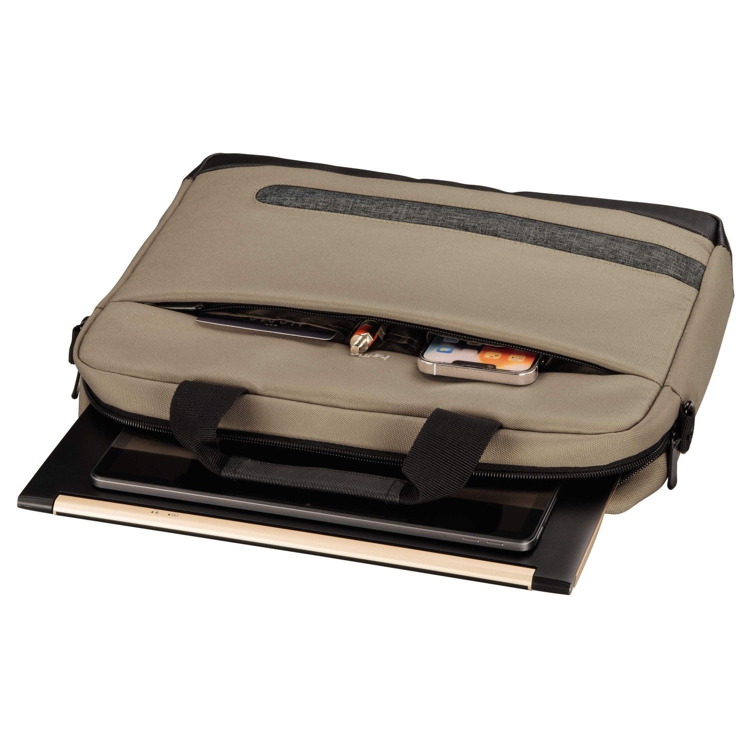 Hama Laptoptasche Notebook-Tasche Schutz-Hülle 16,2" bis 17,3" Terra (Notebook-Tasche), Business Cover Laptop-Case Bag für 16" 16,2" 17" 17,1" 17,3" Zoll