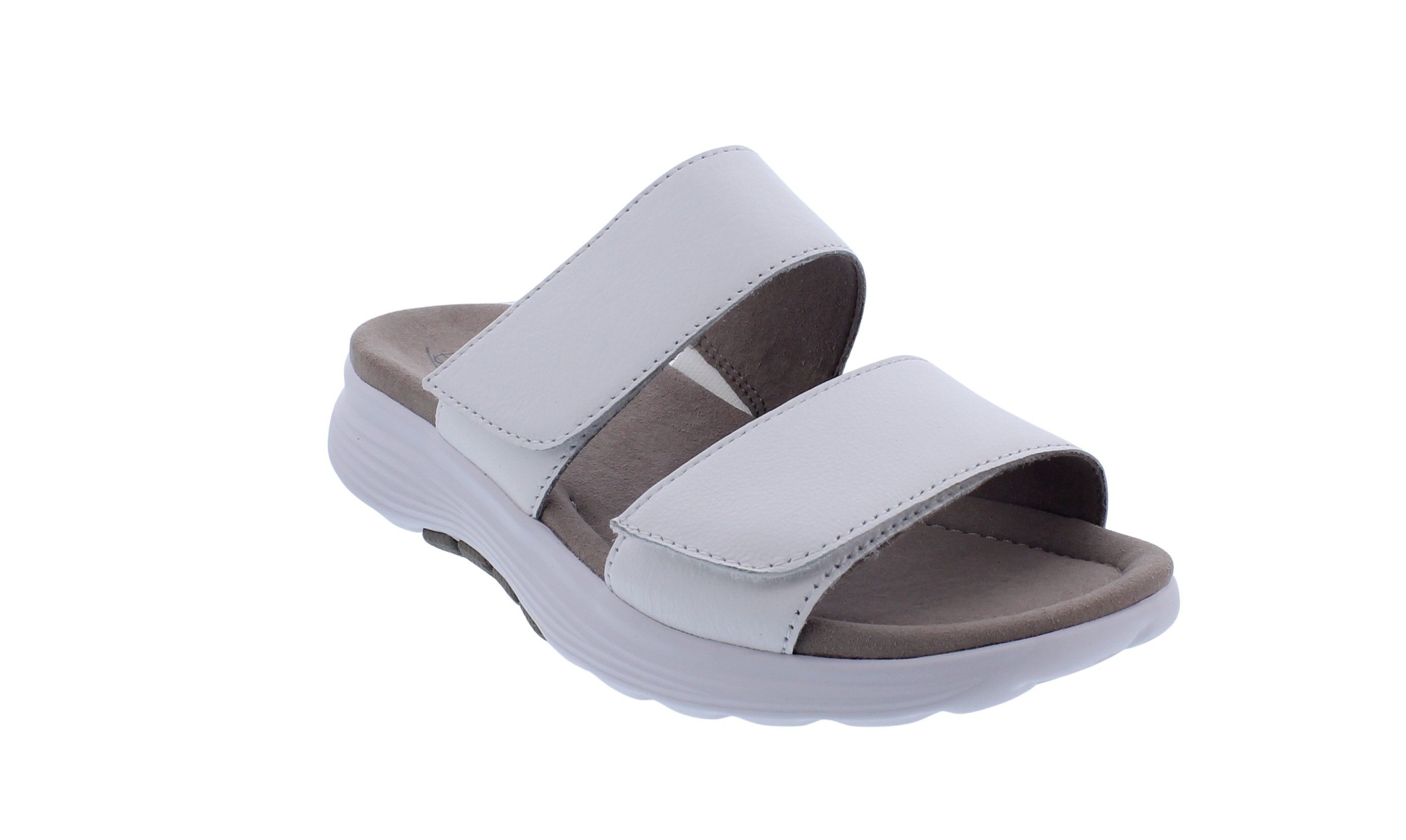 Gabor Rollingsoft Rollingsoft Pantolette 66.811.50, Cervo (Glattleder), Wei günstig online kaufen