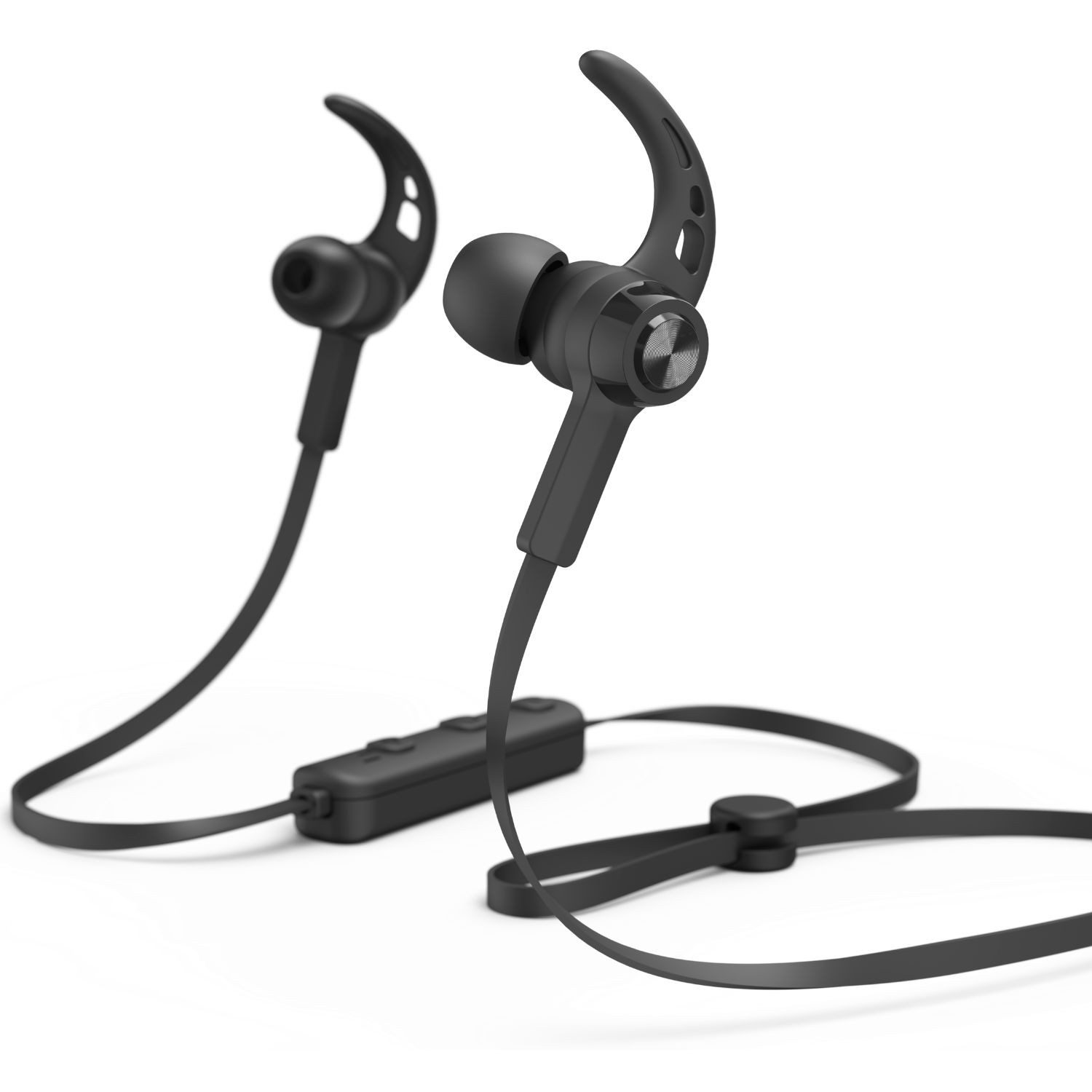 Hama Sport BT Kopfhörer Bluetooth Headset Ohrbügel Smartphone-Headset (Anruffunktion, Bluetooth, Mikrofon, Wiedergabe-Steuerung, Bluetooth 5.3, Ohrbügel Schweißfest Anruf-Funktionen Wiedergabe-Steuerung Mikrofon)