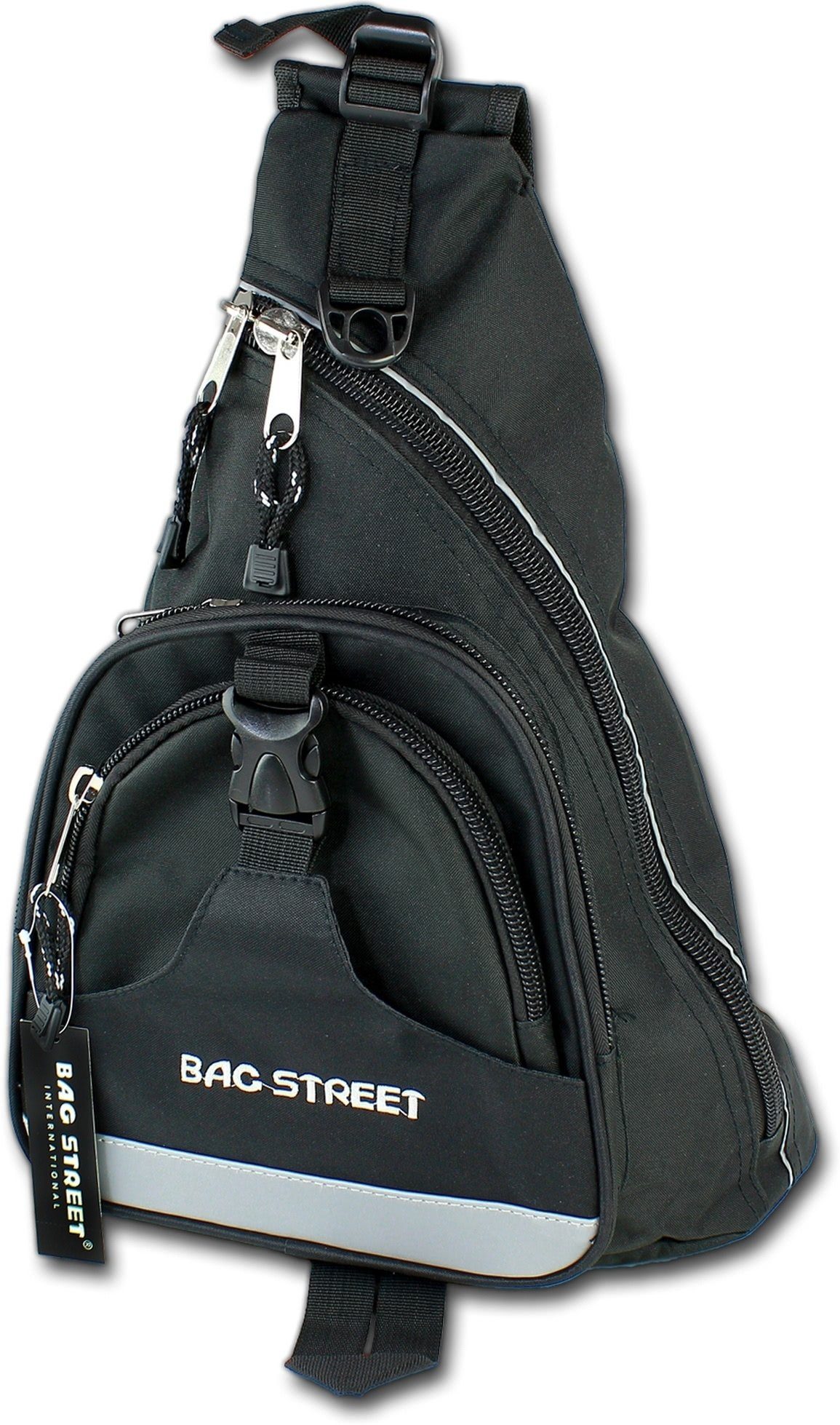 BAG STREET Freizeitrucksack Bag Street Nylon Rucksack Herren Damen (Freizeitrucksack, Freizeitrucksack), Herren, Jugend Freizeitrucksack schwarz, Größe ca. 32cm