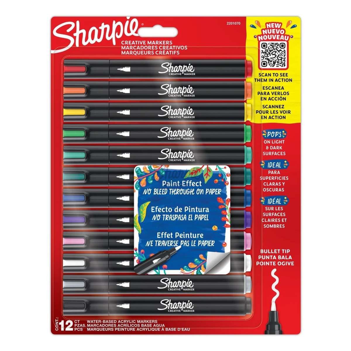 Sharpie Marker Sharpie 2201070 Marker 12 Stück(e) Rundspitze