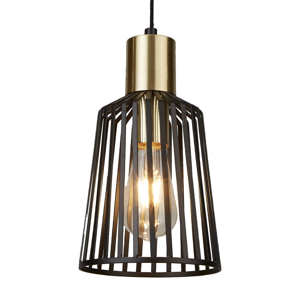 Searchlight Pendelleuchte, Leuchtmittel nicht inklusive, Pendel Lampe Wohn Zimmer Beleuchtung Käfig Leuchte Hänge Spot Strahler