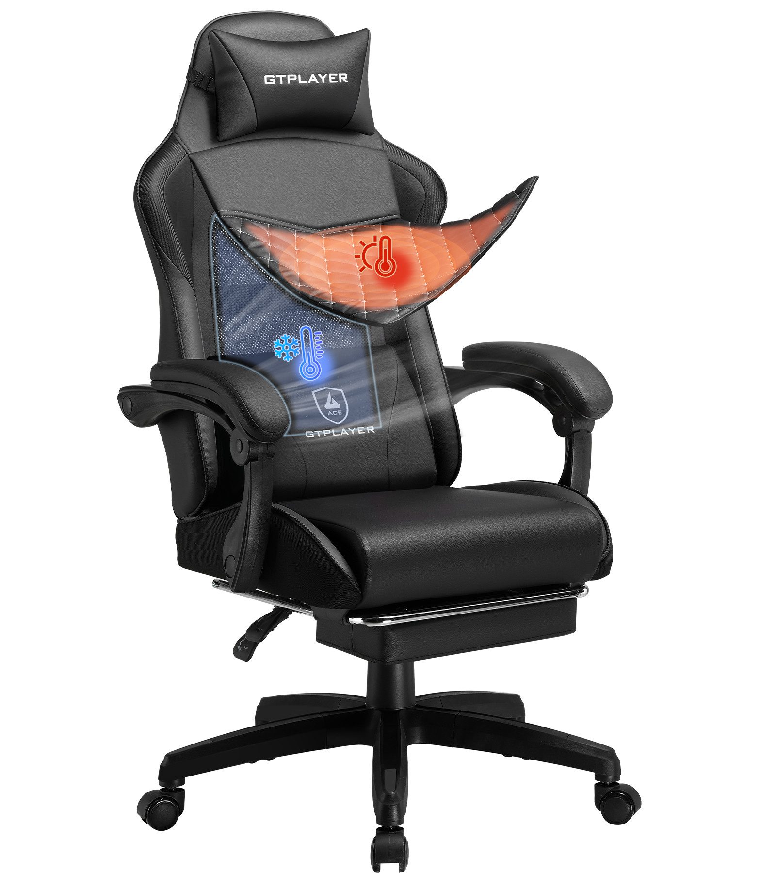 LUCKRACER Gaming-Stuhl Ergonomischer Bürostuhl, Zweckmäßig für günstig online kaufen