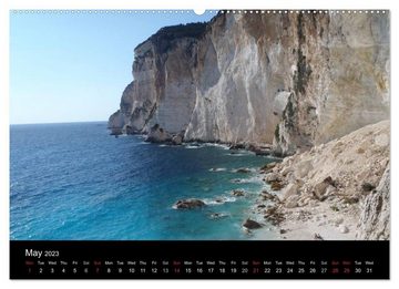 CALVENDO Wandkalender Easy Living in Greece (Premium-Calendar 2023 DIN A2 Landscape)