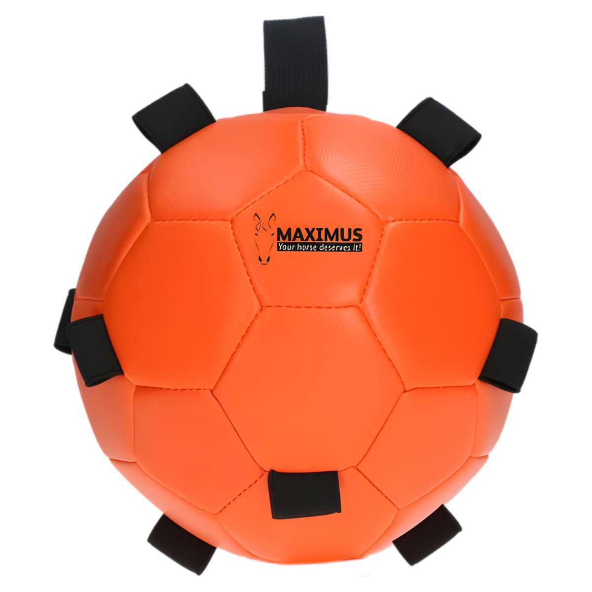 Tierball Fun Play Ball mit Schlaufe orange