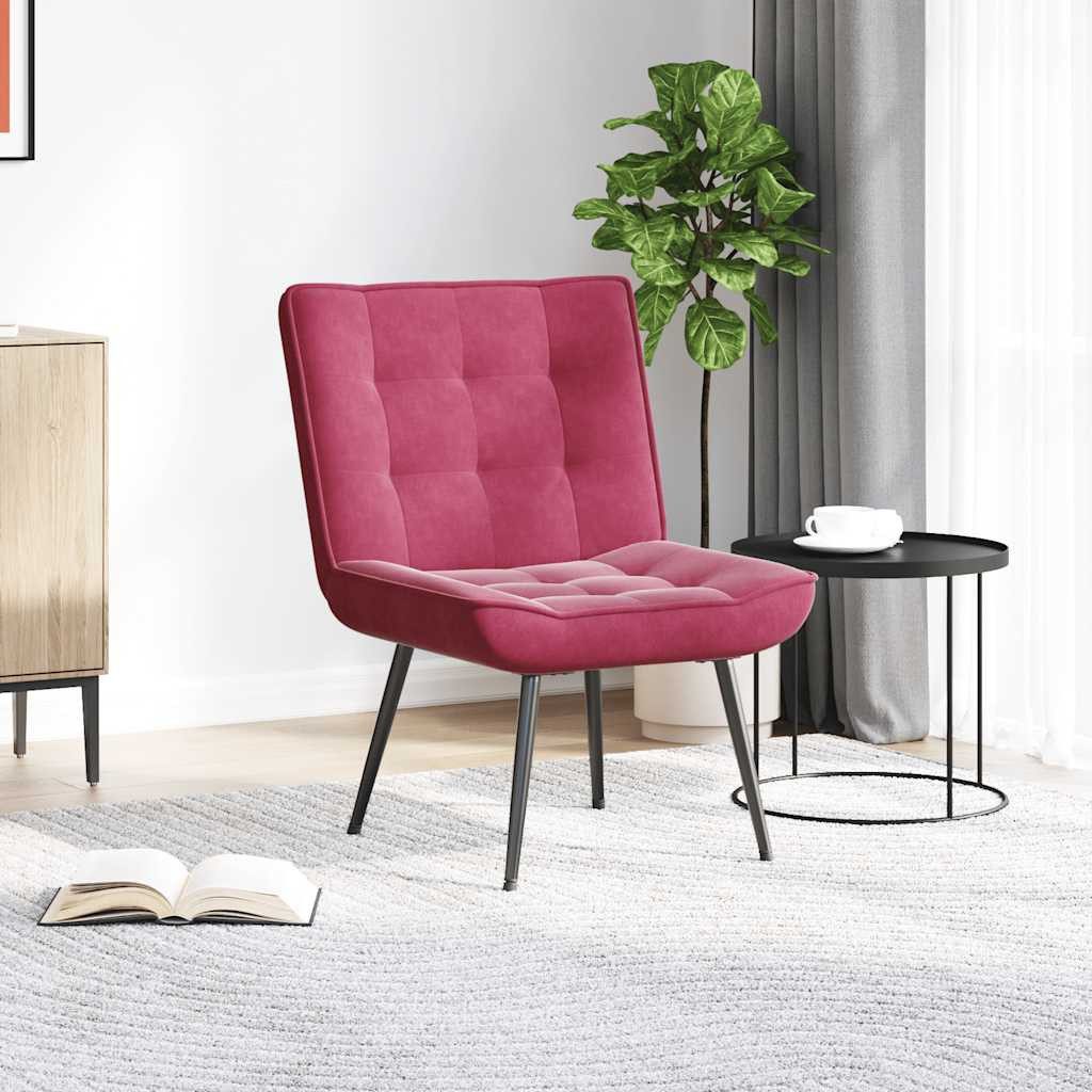 vidaXL Relaxsessel Relaxsessel Weinrot 64x74x84 cm günstig online kaufen
