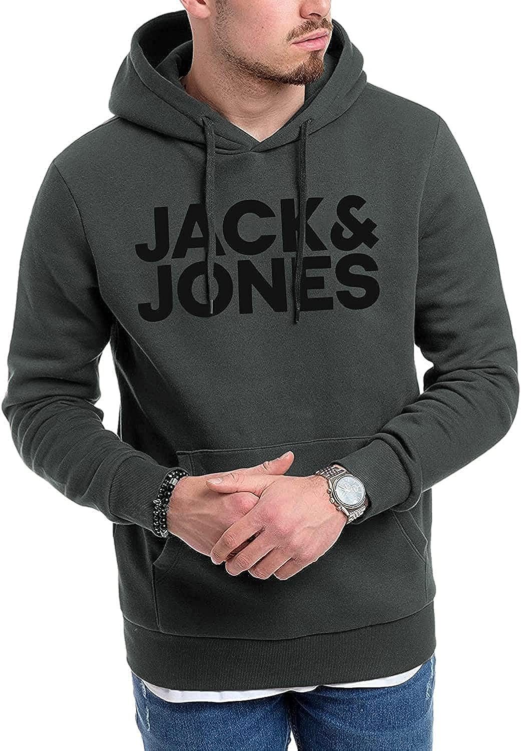 Jones Set, Pack) Doppelpack Jack (Spar 1 Hoodie Doppelpack Printdruck & Mix Kapuzensweatshirt 2er mit
