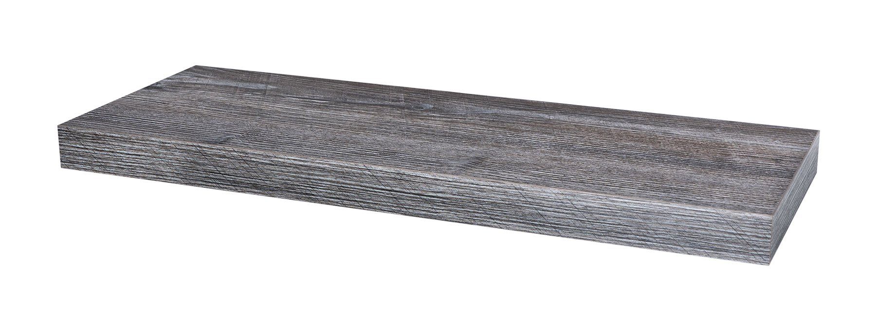 Levandeo® Wandregal, Wandboard Bobby 60cm Altholz günstig online kaufen