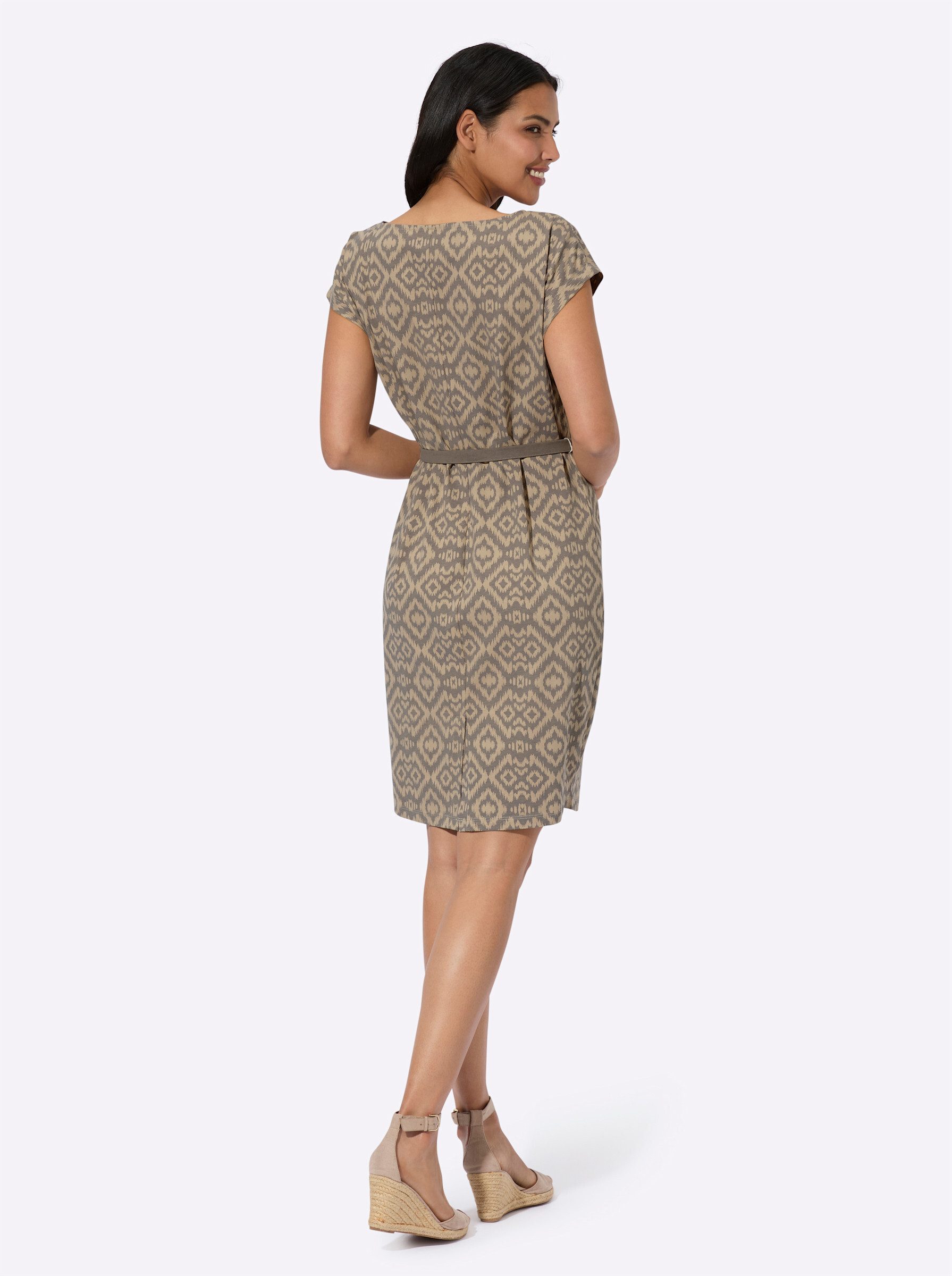 Sieh an! Jerseykleid Jersey-Kleid Kurzarm günstig online kaufen